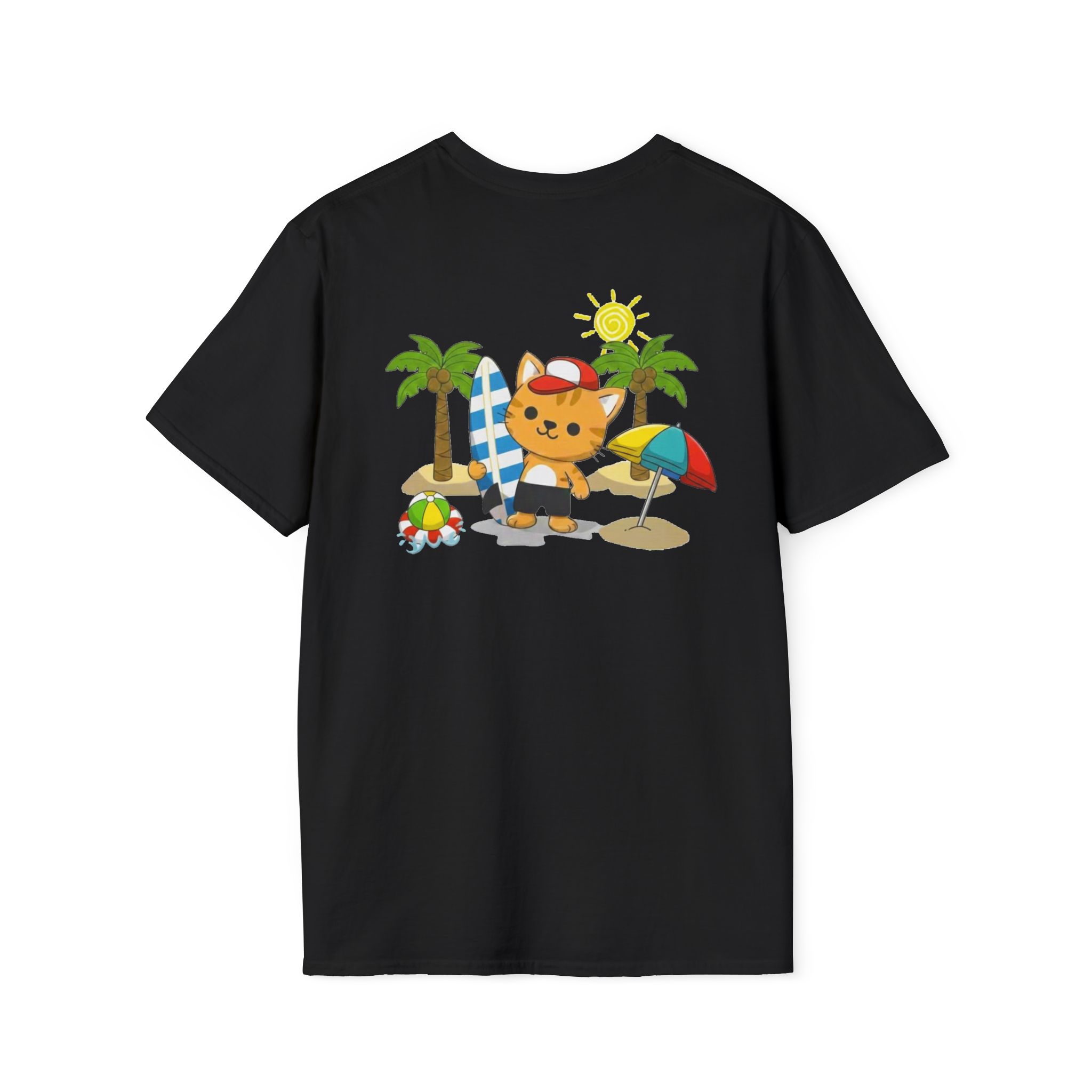 Beach Cat Graphic T-Shirt - Ảnh 10