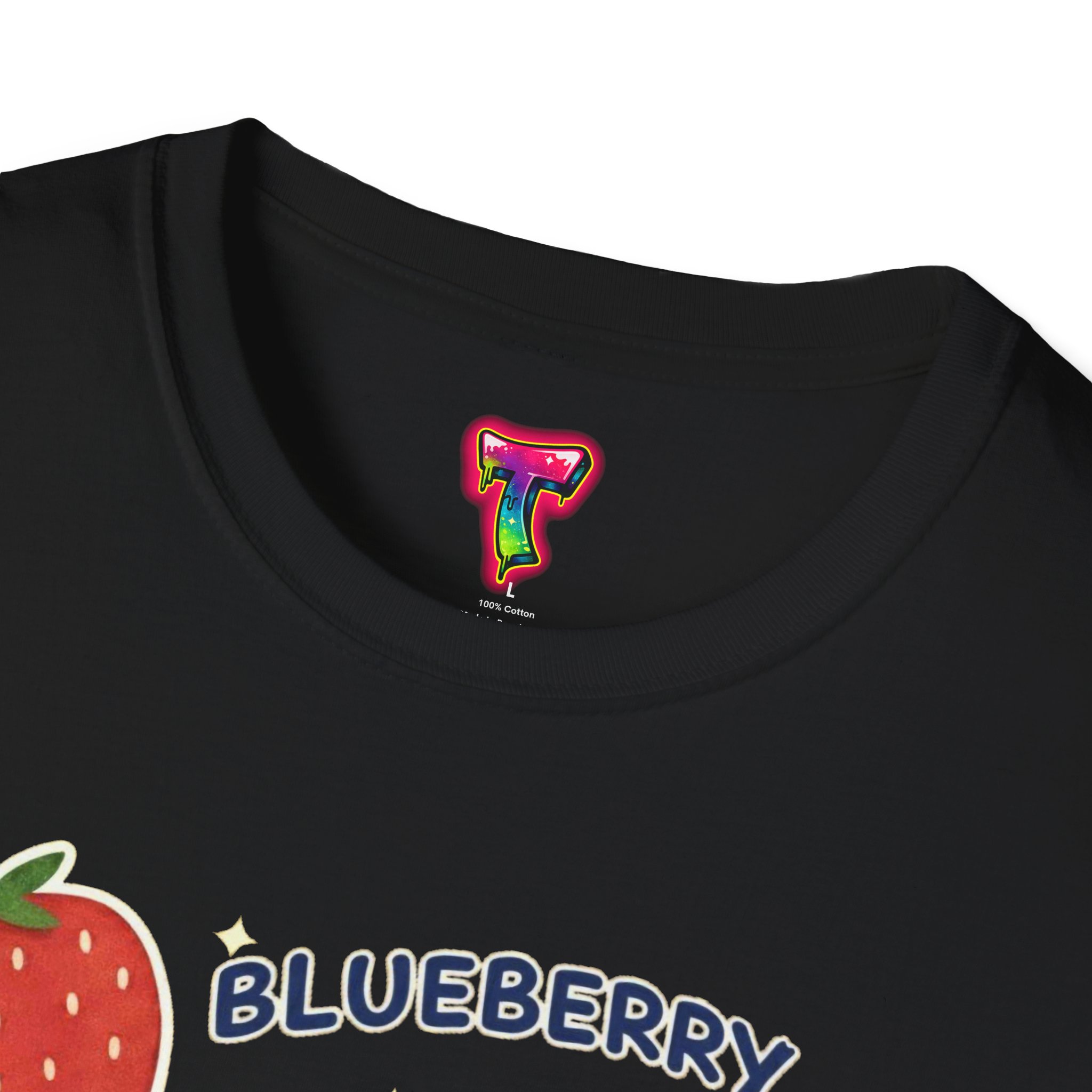 Blueberry Patch Cute Fruit Graphic T-Shirt - Ảnh 11