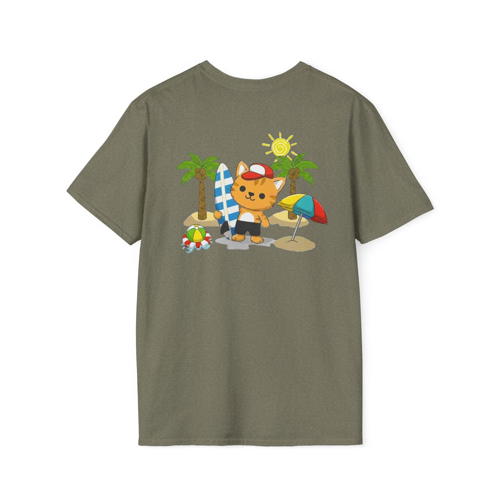 Beach Cat Graphic T-Shirt - Ảnh 18