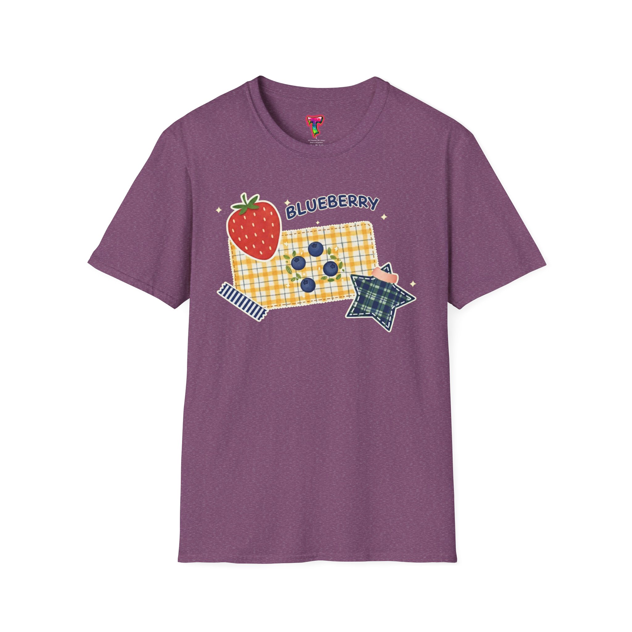Blueberry Patch Cute Fruit Graphic T-Shirt - Ảnh 49