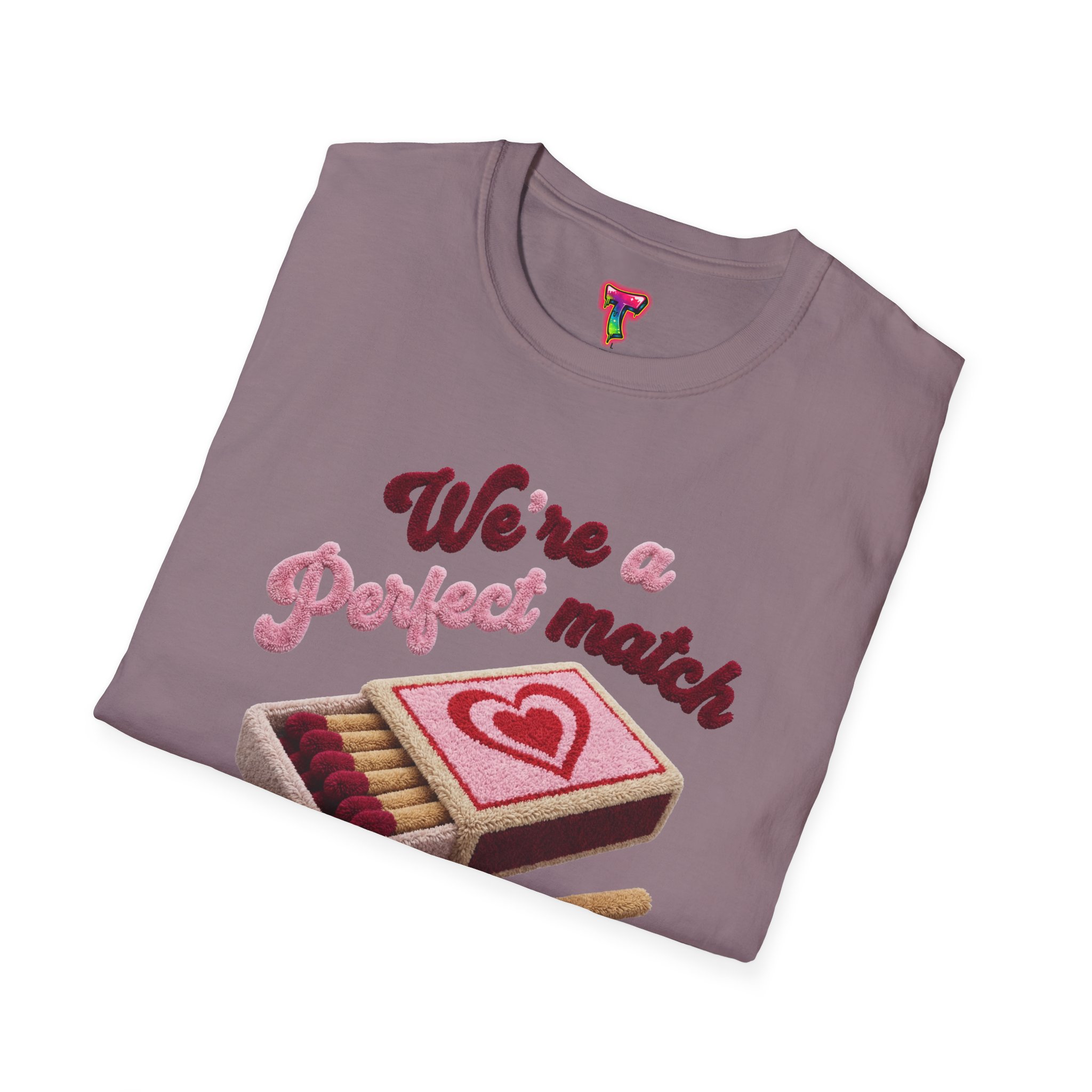 Perfect Match T-Shirt — 'We’re a Perfect Match' Valentine Graphic Tee - Ảnh 48