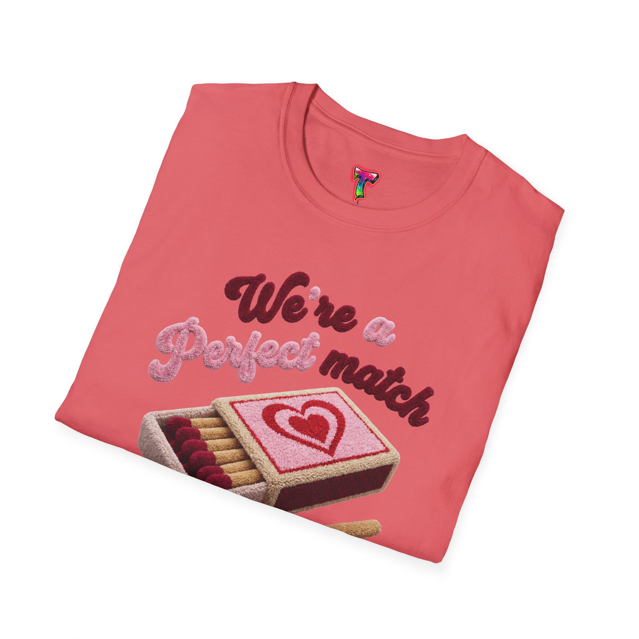 Perfect Match T-Shirt — 'We’re a Perfect Match' Valentine Graphic Tee - Ảnh 8