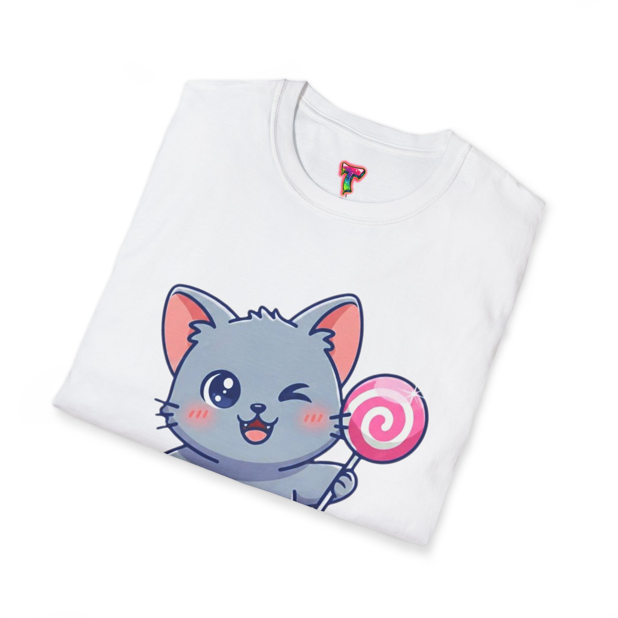 Cute Kawaii Cat T-Shirt - Ảnh 8