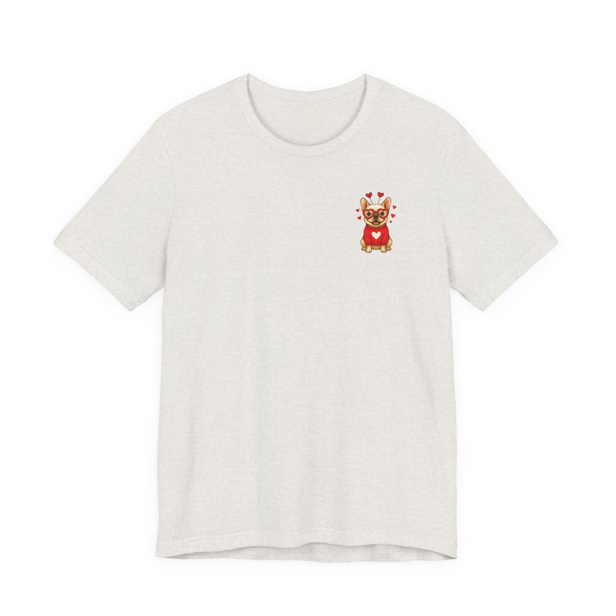 Cute French Bulldog Glasses T-Shirt - Ảnh 18