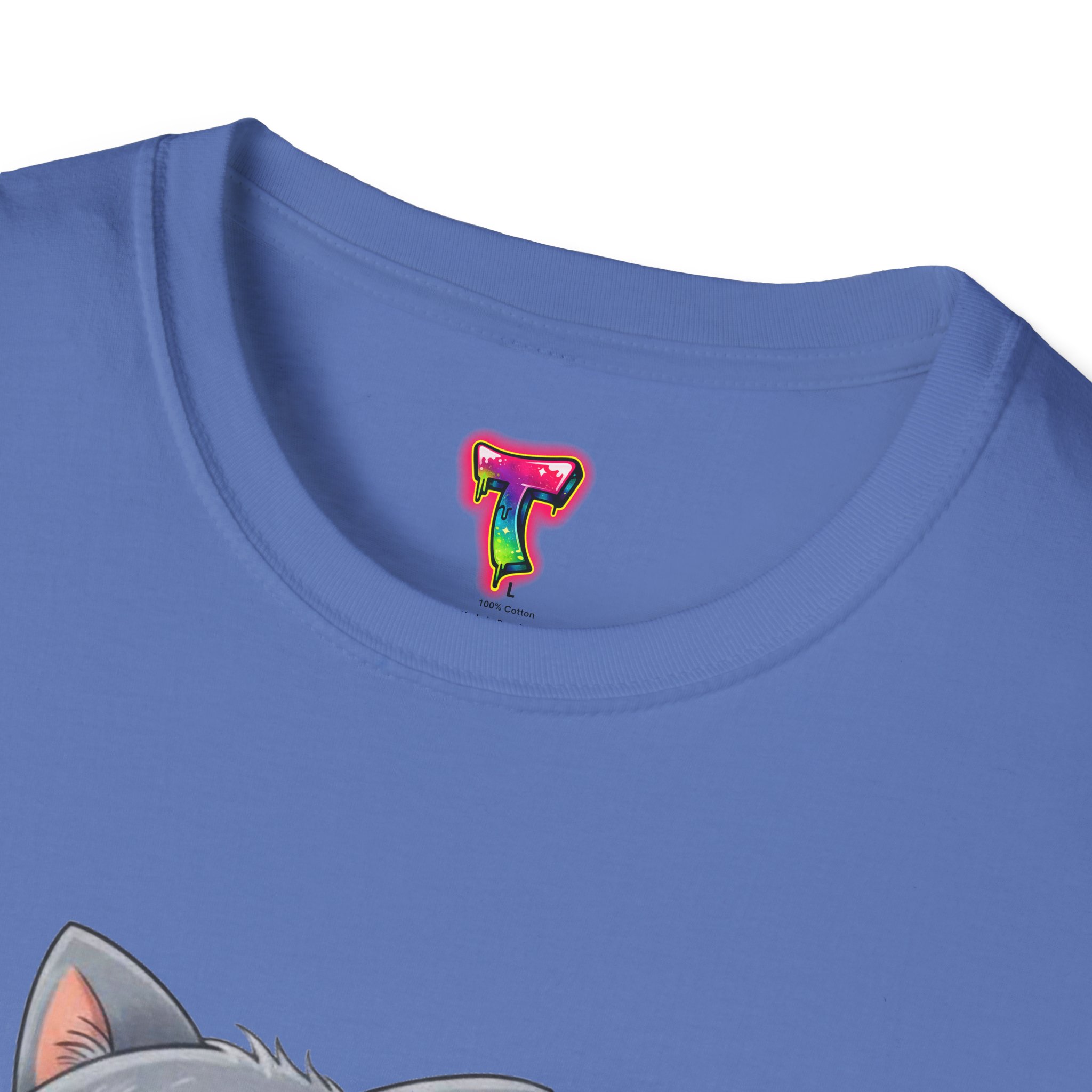 Kitten Playing with Fish T-Shirt - Ảnh 27