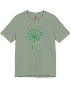 St. Patrick’s Day Green Floral T‑Shirt
