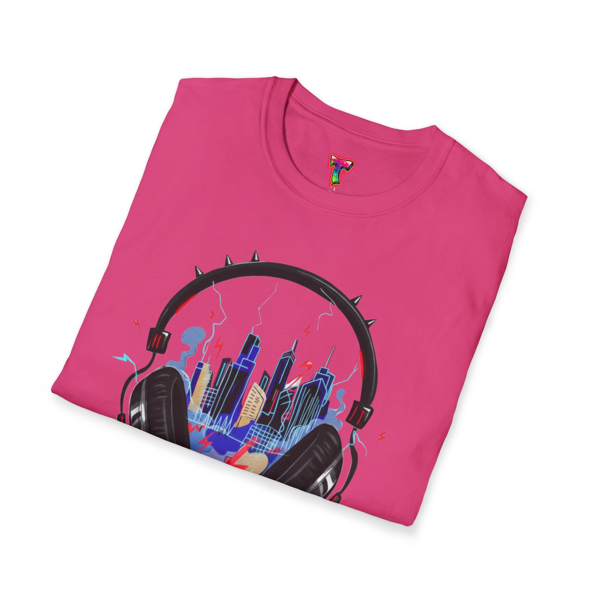 City Headphones T-Shirt - Ảnh 32