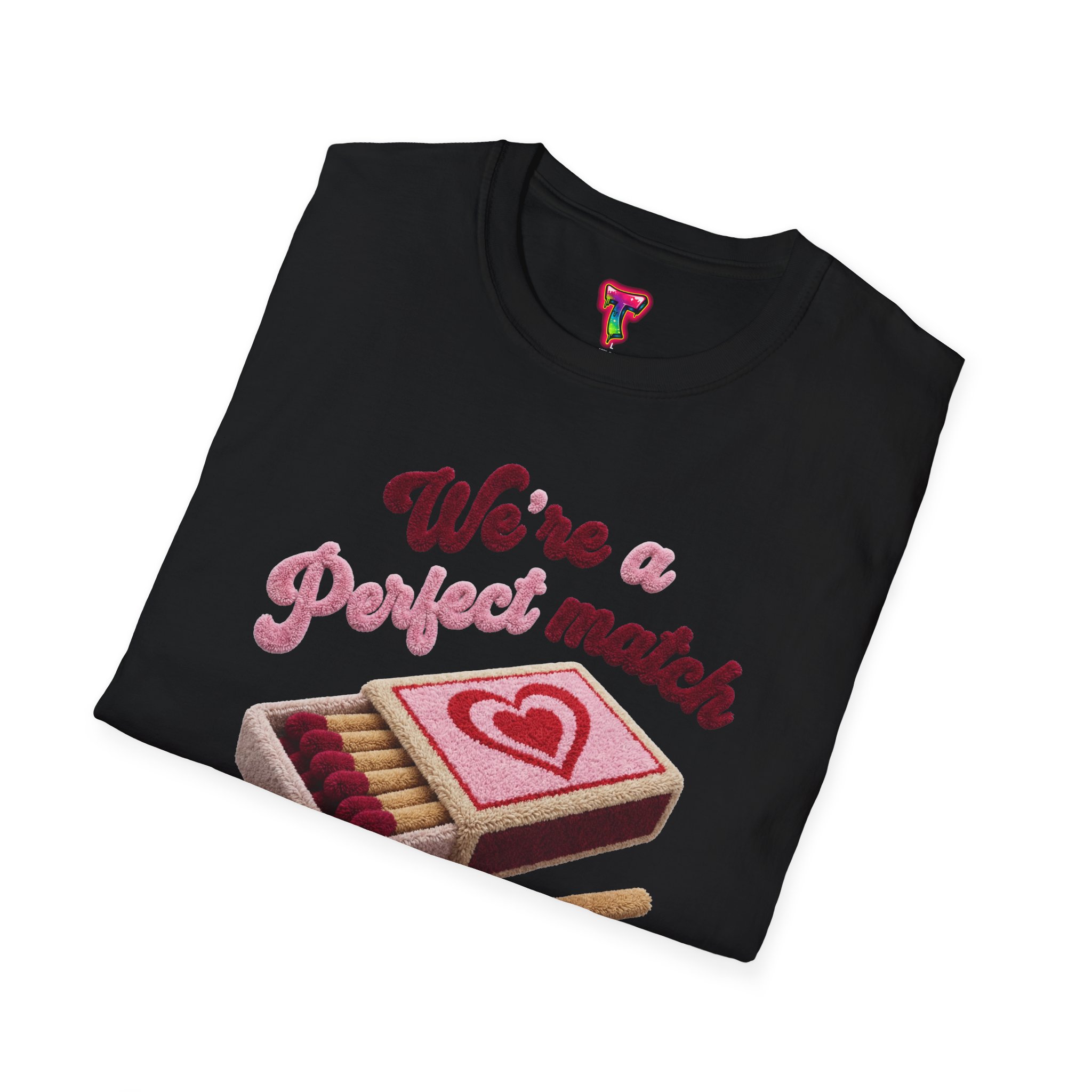 Perfect Match T-Shirt — 'We’re a Perfect Match' Valentine Graphic Tee - Ảnh 12