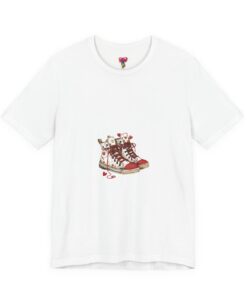 Vintage Red Converse Sneakers Graphic Tee