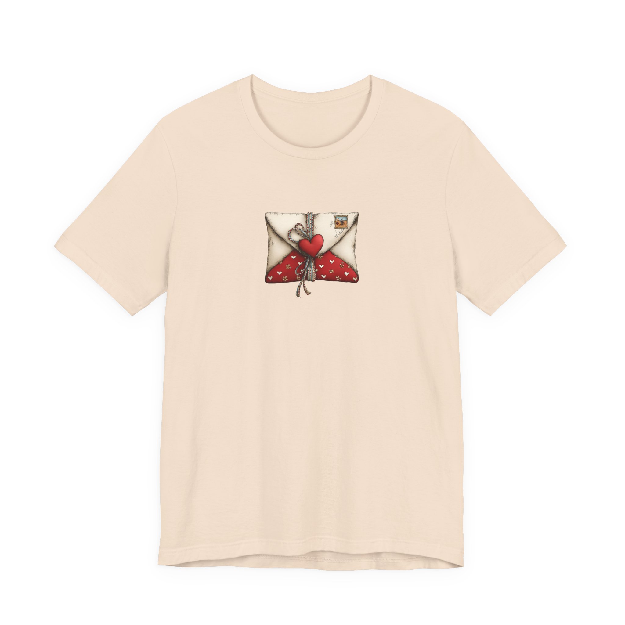 Valentine Love Letter T-Shirt — Cute Heart Envelope Graphic Tee - Ảnh 25