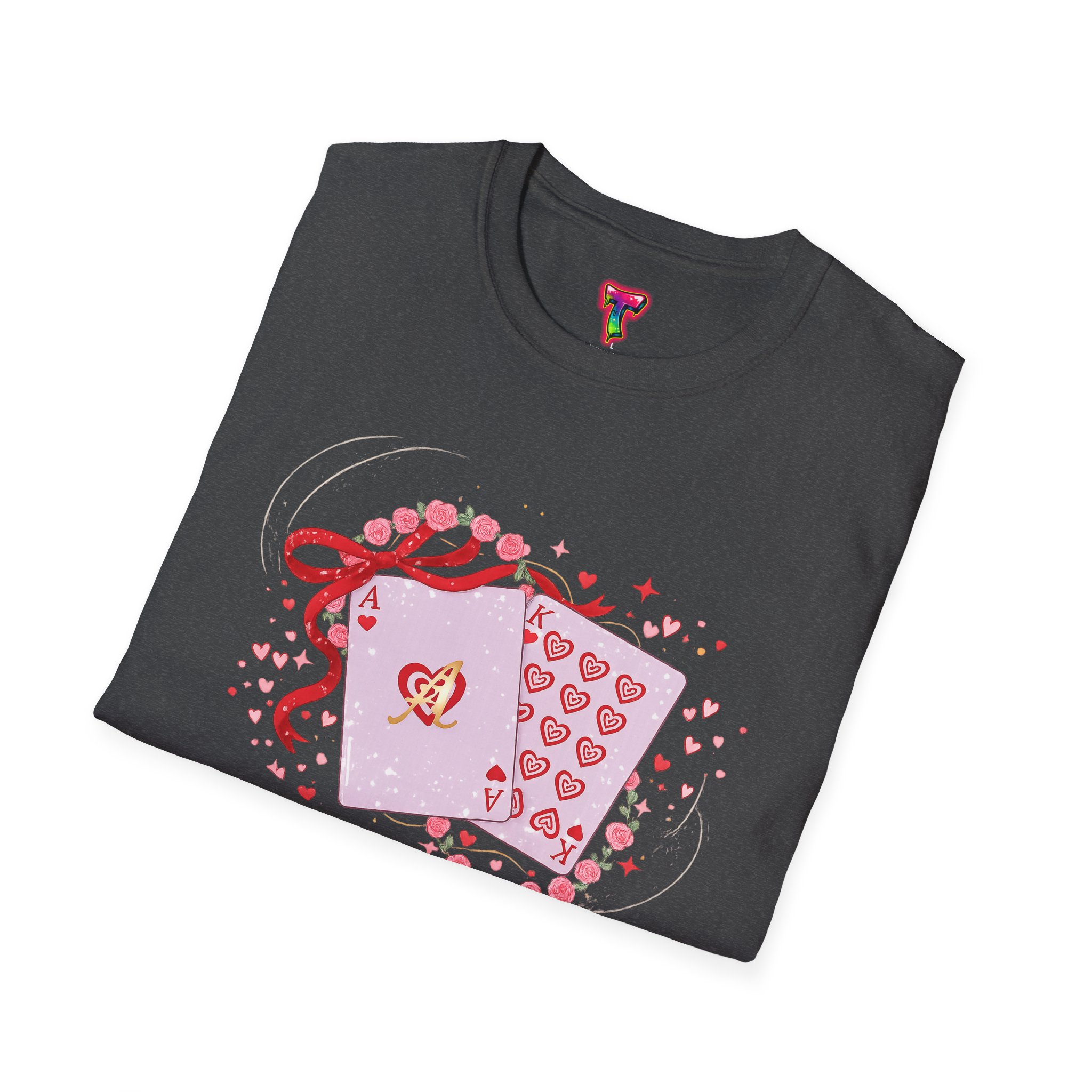 Valentine’s Card & Hearts T-Shirt — Cute Pink Love Graphic Tee - Ảnh 24