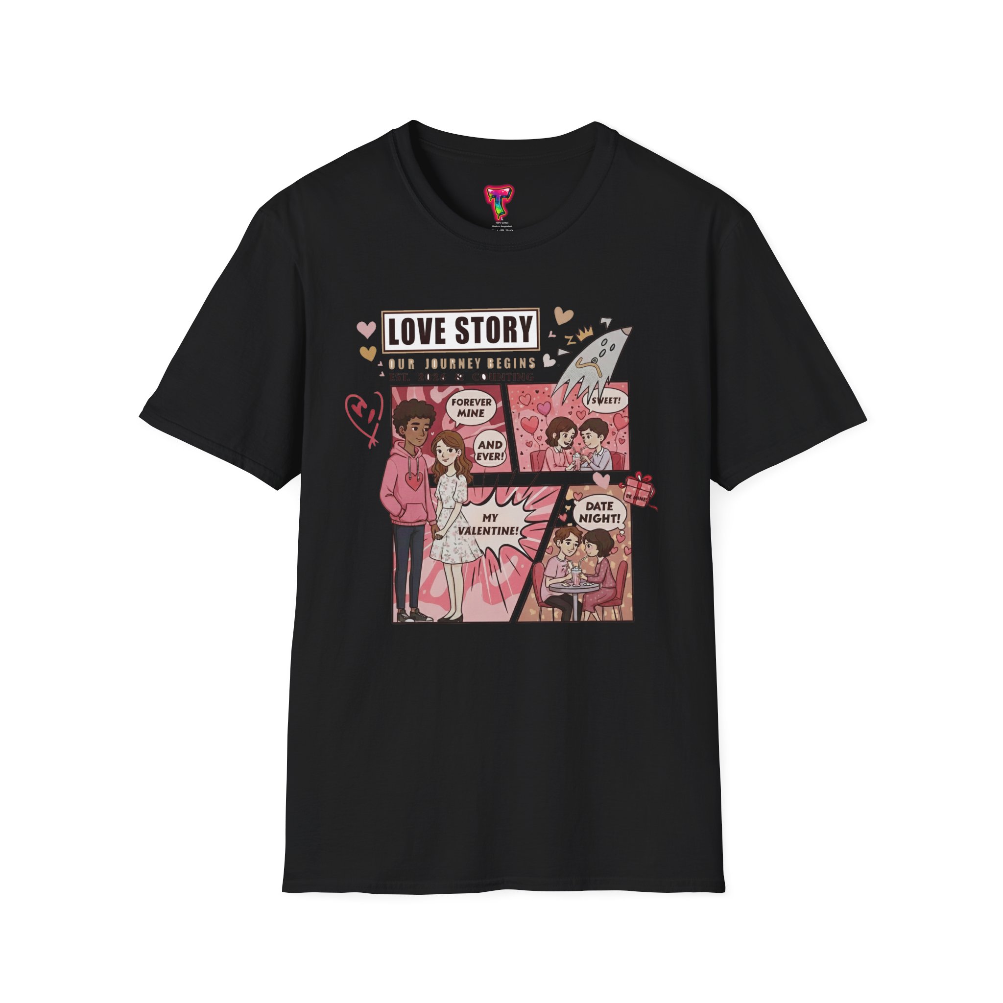 Love Story Comic T-Shirt