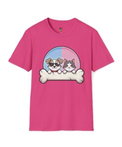 Cute Dog & Cat Bone T-Shirt