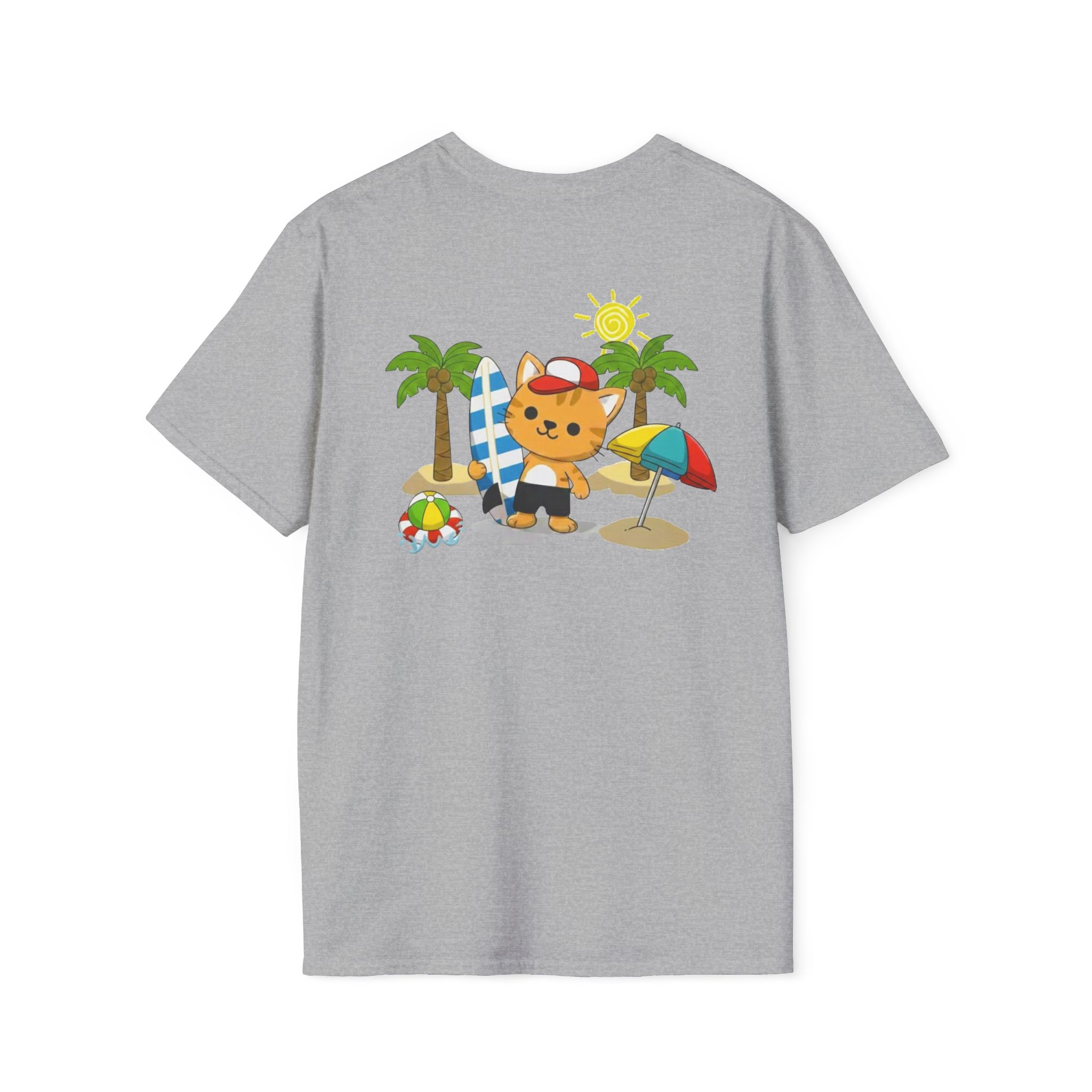 Beach Cat Graphic T-Shirt - Ảnh 14