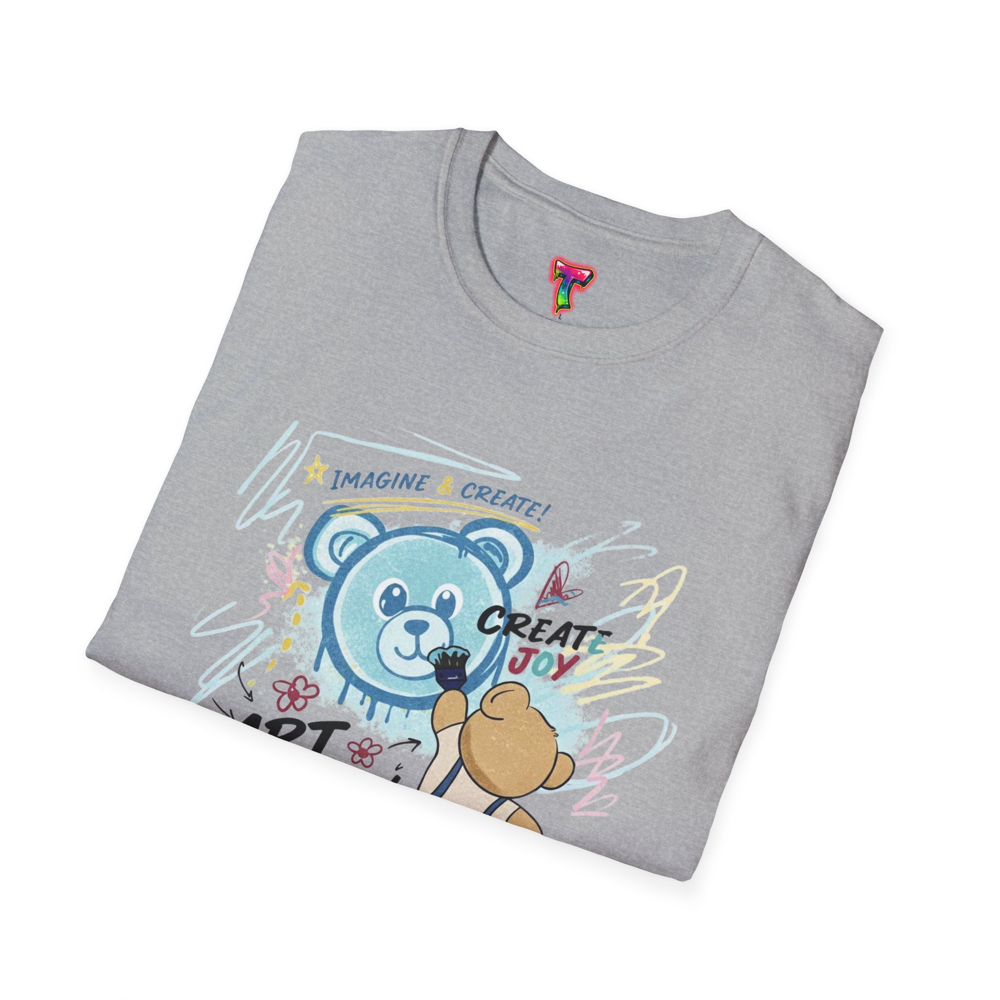 Art Flow Bear Skate T-Shirt - Ảnh 20