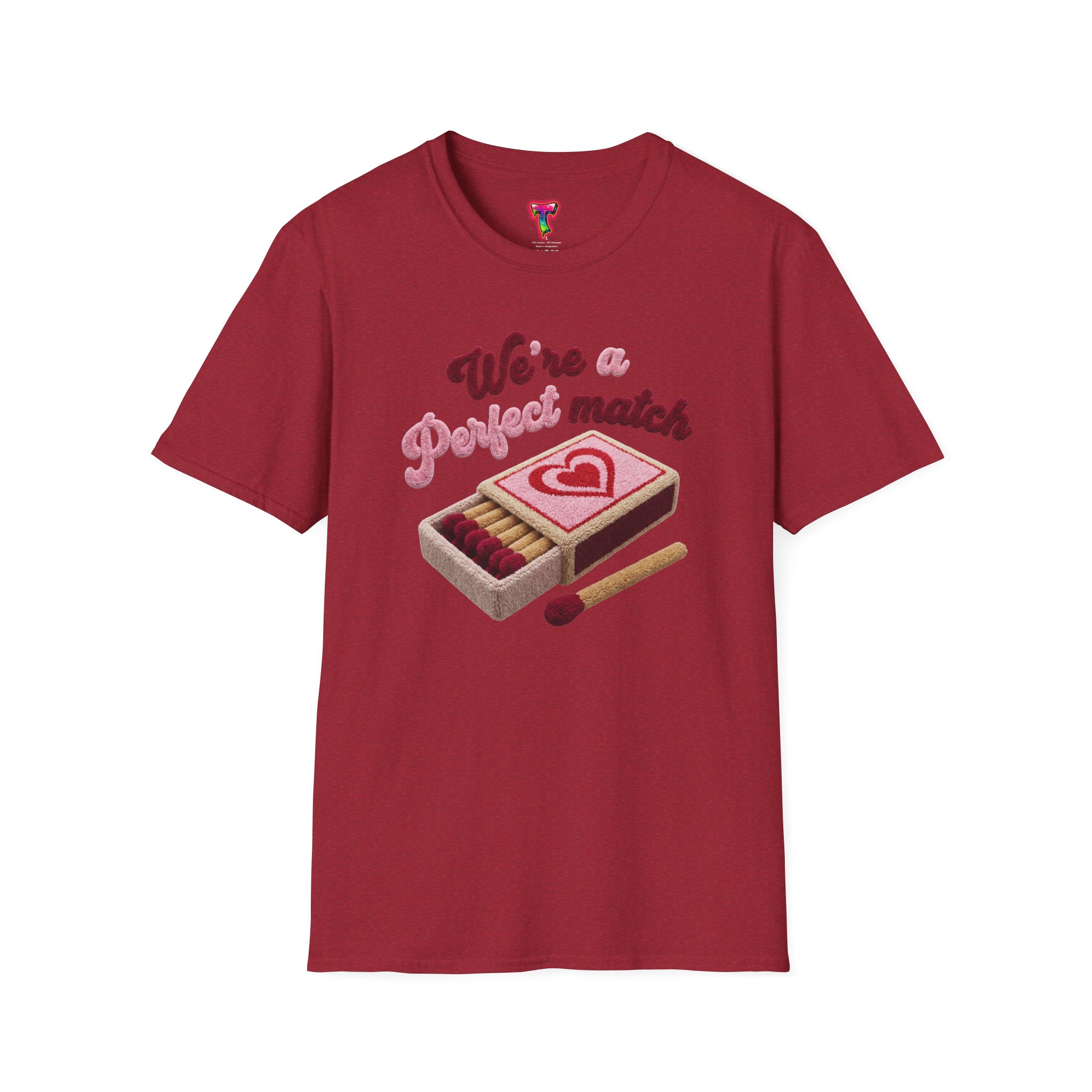 Perfect Match T-Shirt — 'We’re a Perfect Match' Valentine Graphic Tee - Ảnh 57
