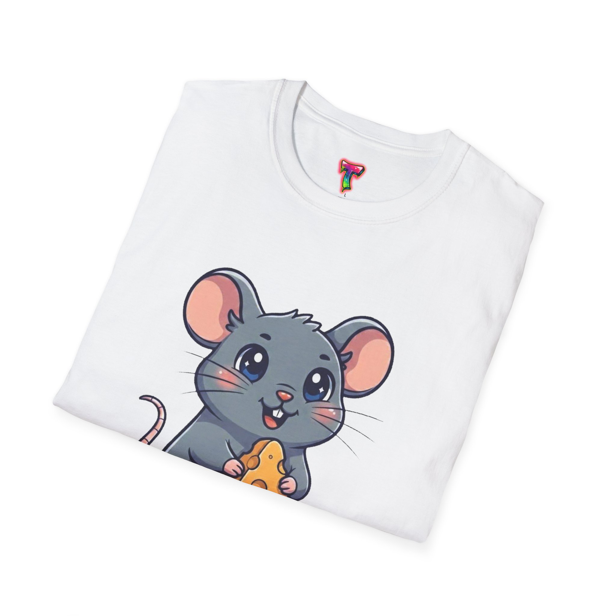Cute Mouse & Cheese T-Shirt - Ảnh 8