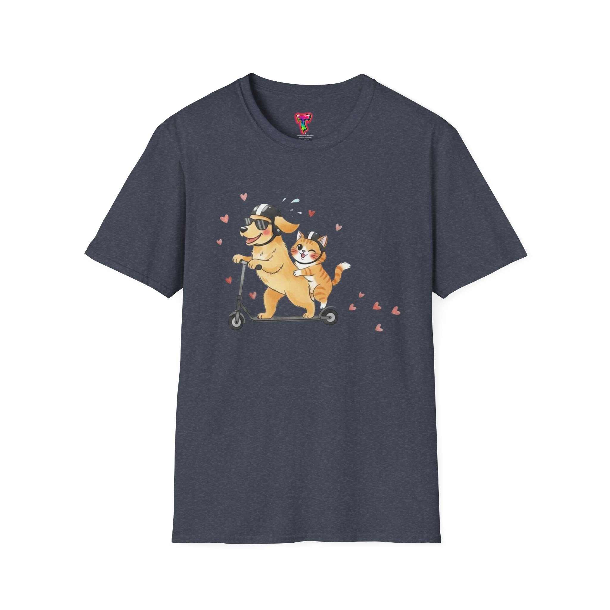 Dog and Cat Scooter T-Shirt - Ảnh 41