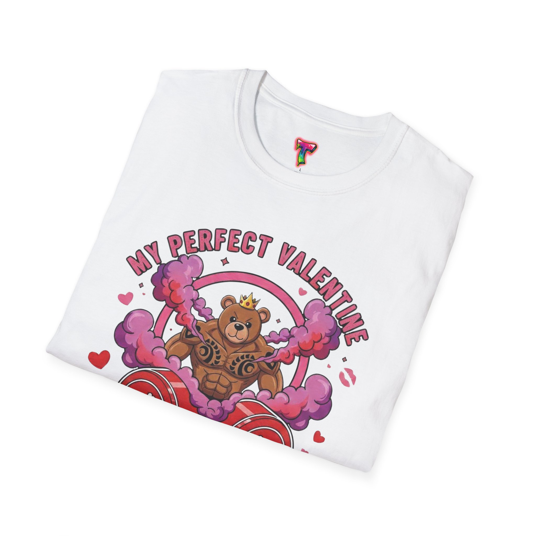 Valentine Teddy & Candy Heart Tee - Ảnh 8