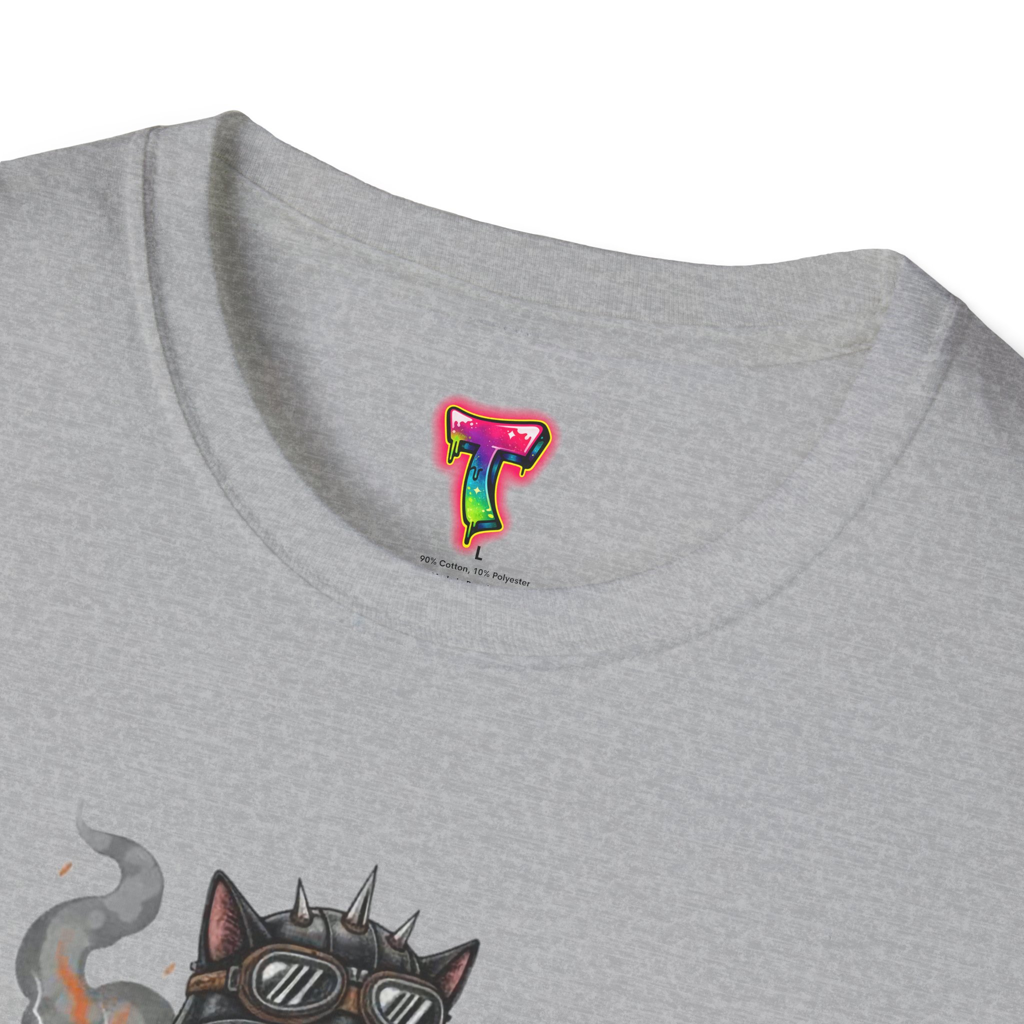 Biker Cat Graphic Tee - Ảnh 15