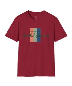Soulful Journey T-Shirt — Inspirational Retro Stripe Tee
