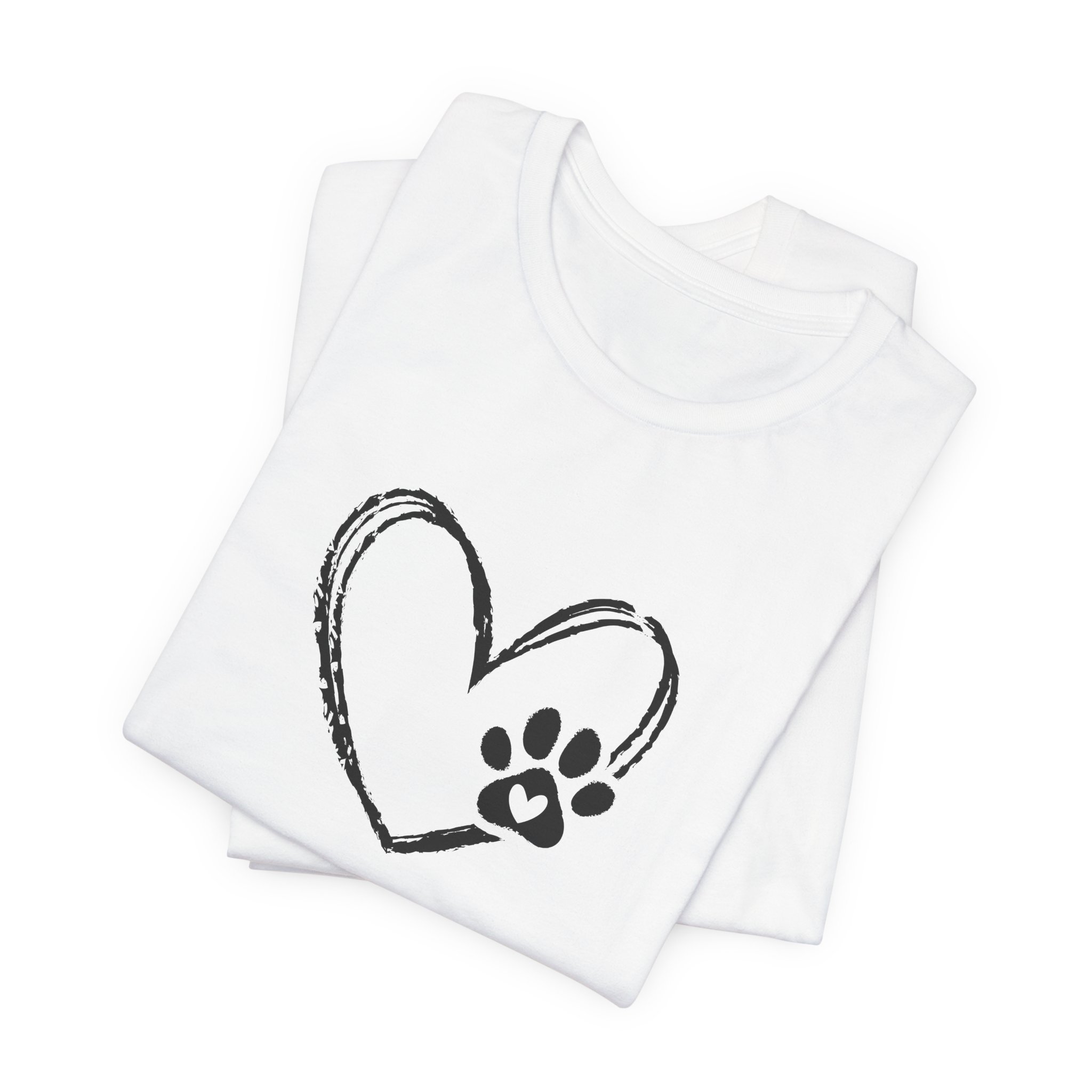 Paw Print Heart Tee - Ảnh 7