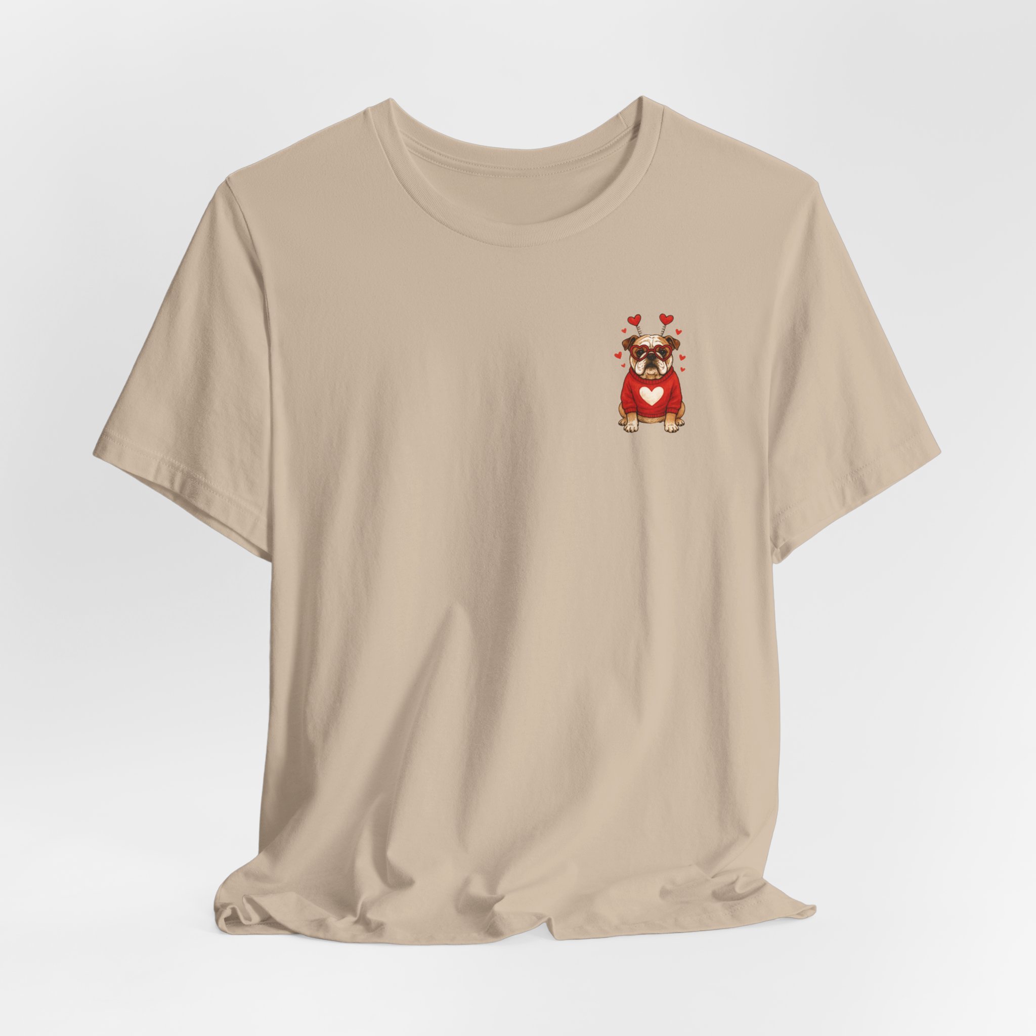 Valentine Puppy Pocket Tee — Cute Dog Heart Graphic T-Shirt - Ảnh 40