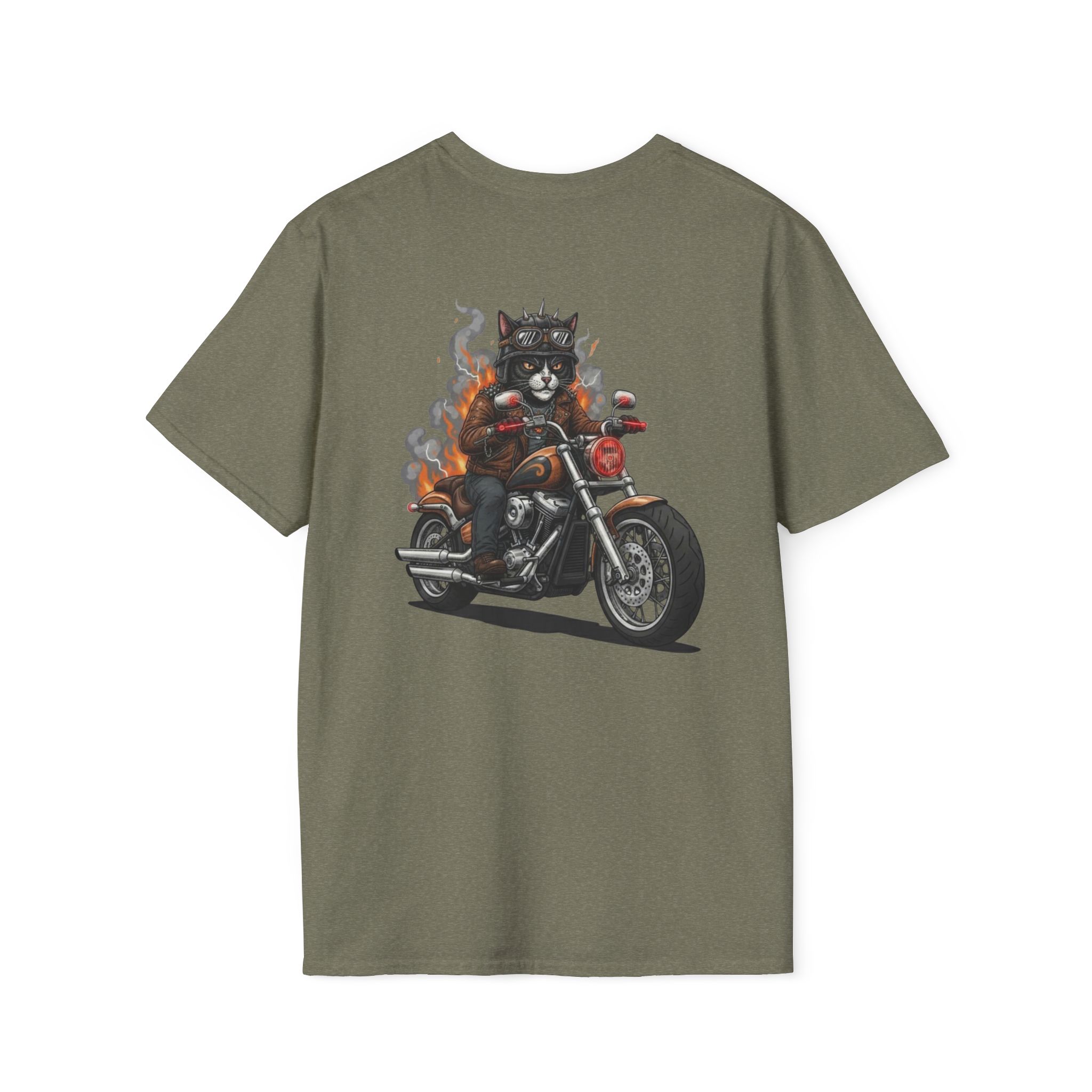 Biker Cat Motorcycle T-Shirt - Ảnh 26