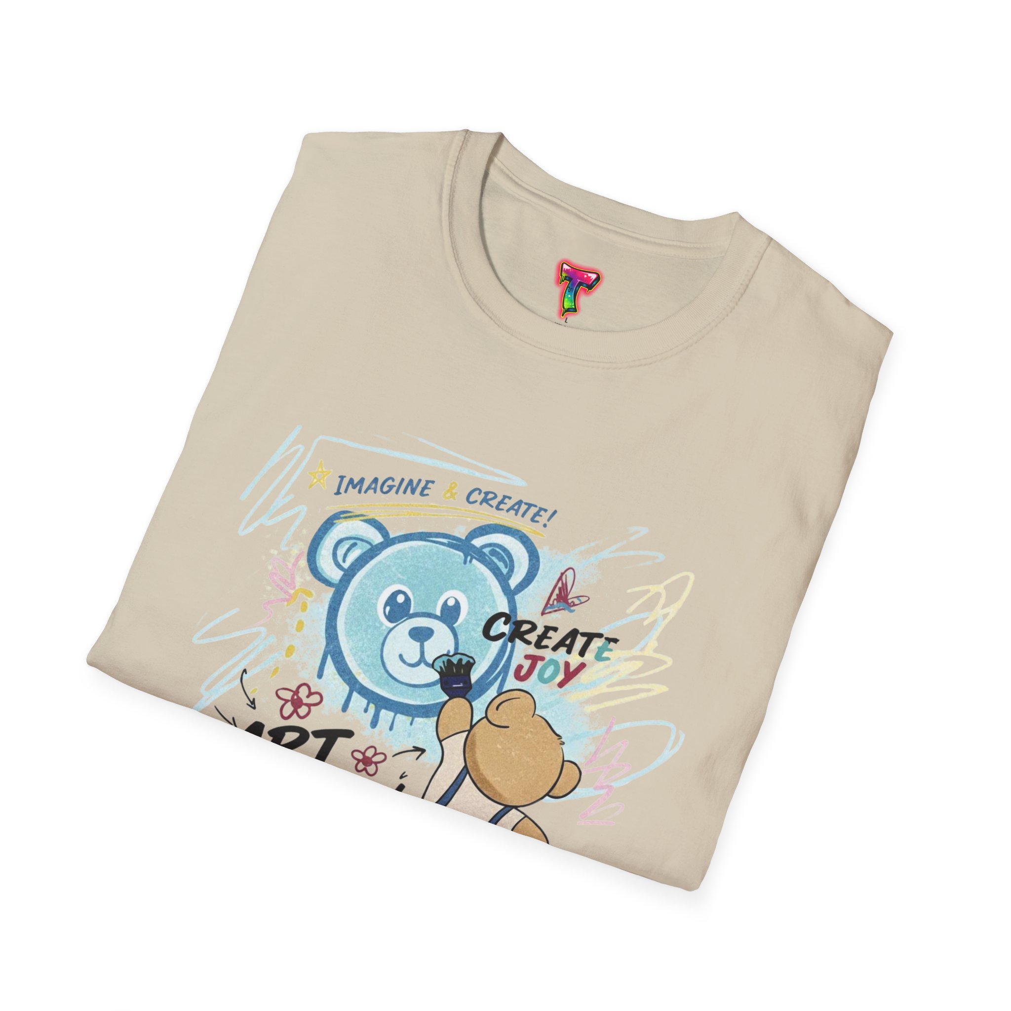 Art Flow Bear Skate T-Shirt - Ảnh 16