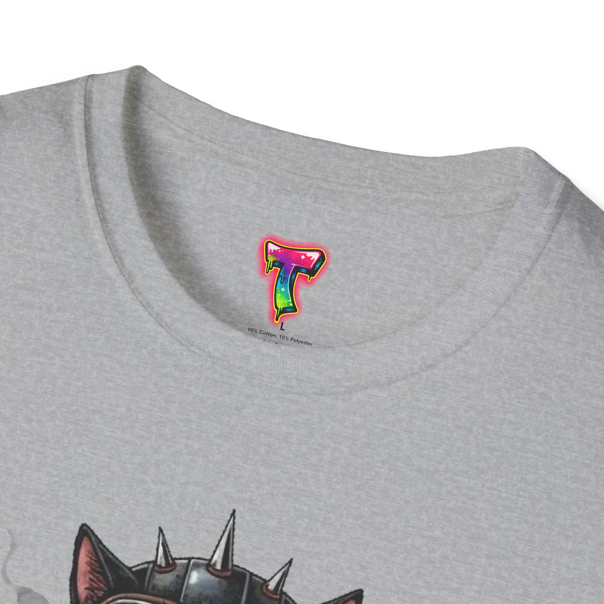 Biker Cat Motorcycle Graphic T-Shirt - Ảnh 15