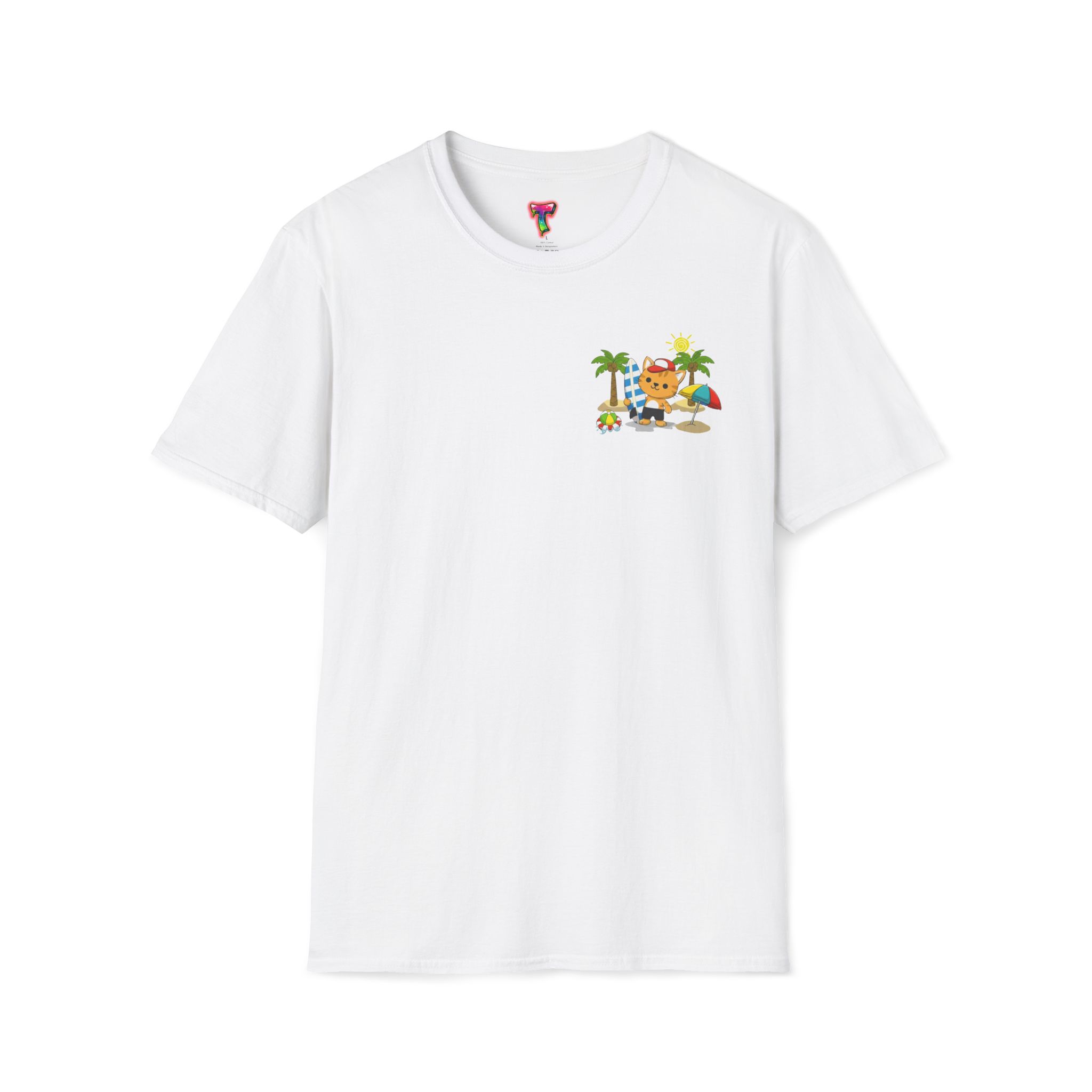 Beach Cat Graphic T-Shirt - Ảnh 5