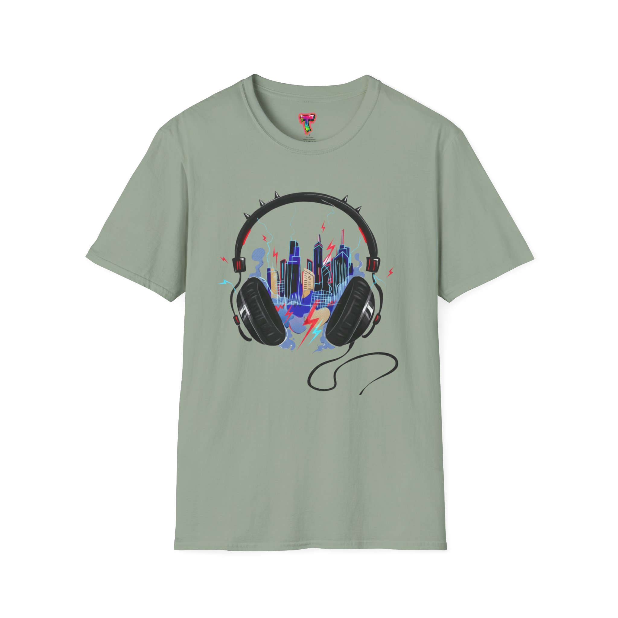 City Headphones T-Shirt - Ảnh 49