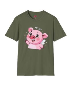 Angel Pig Graphic T-Shirt