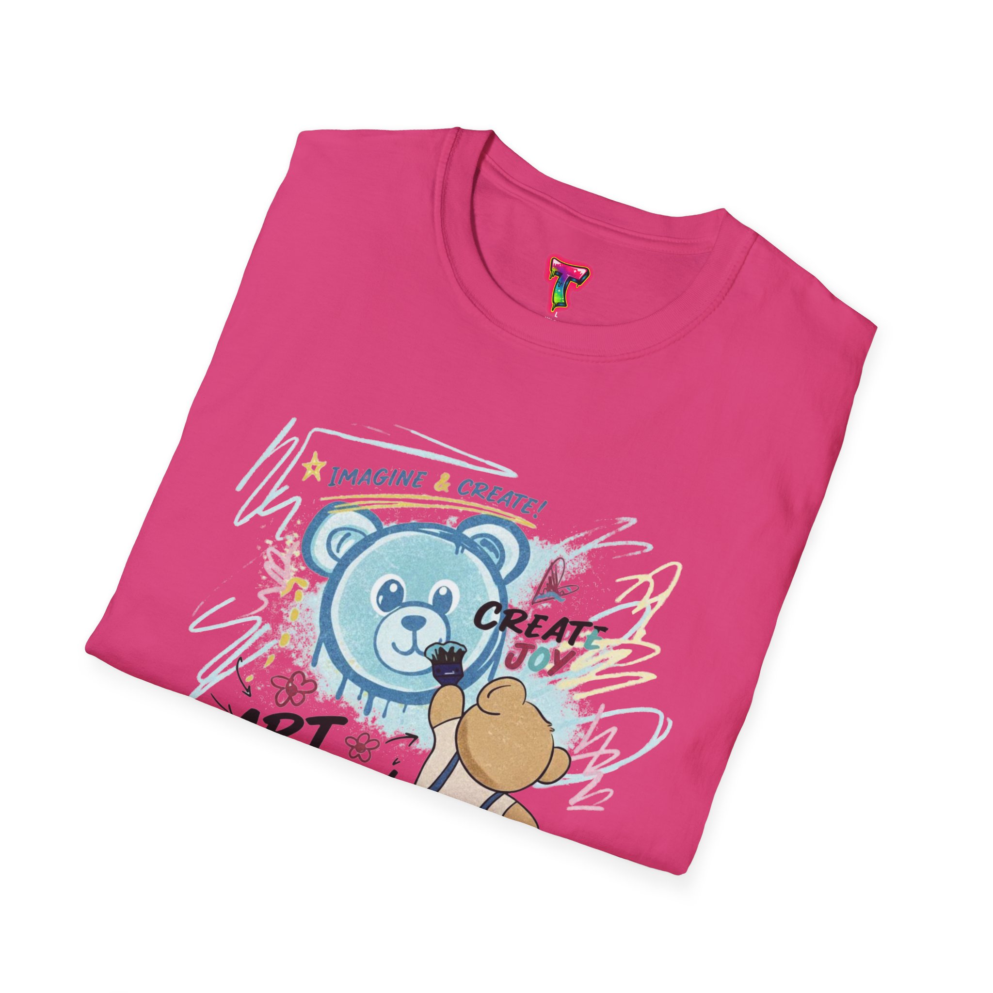 Art Flow Bear Skate T-Shirt - Ảnh 44