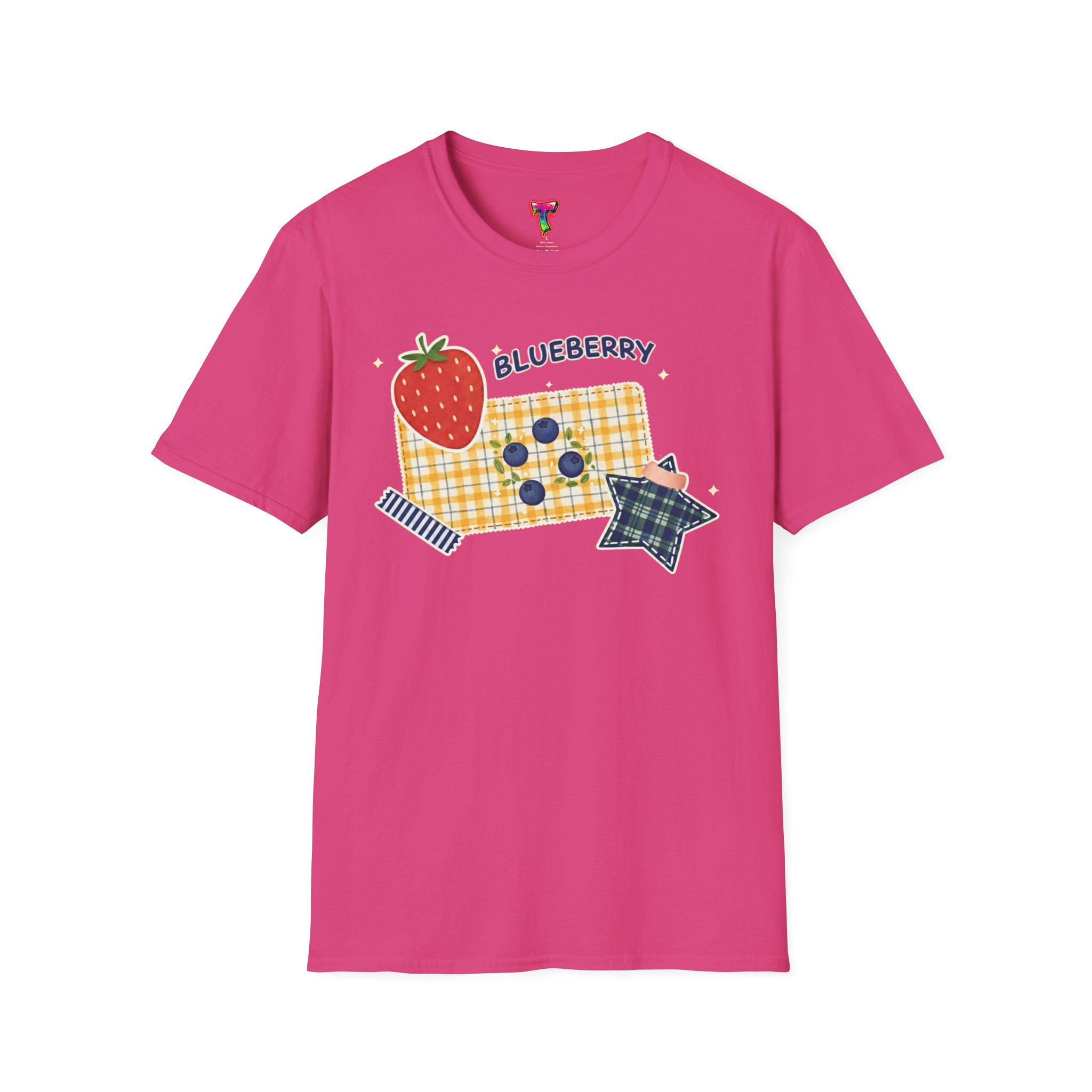 Blueberry Patch Cute Fruit Graphic T-Shirt - Ảnh 45