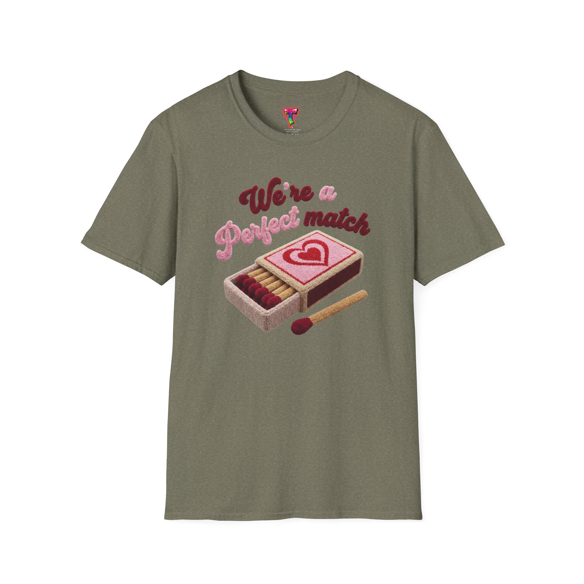 Perfect Match T-Shirt — 'We’re a Perfect Match' Valentine Graphic Tee - Ảnh 17