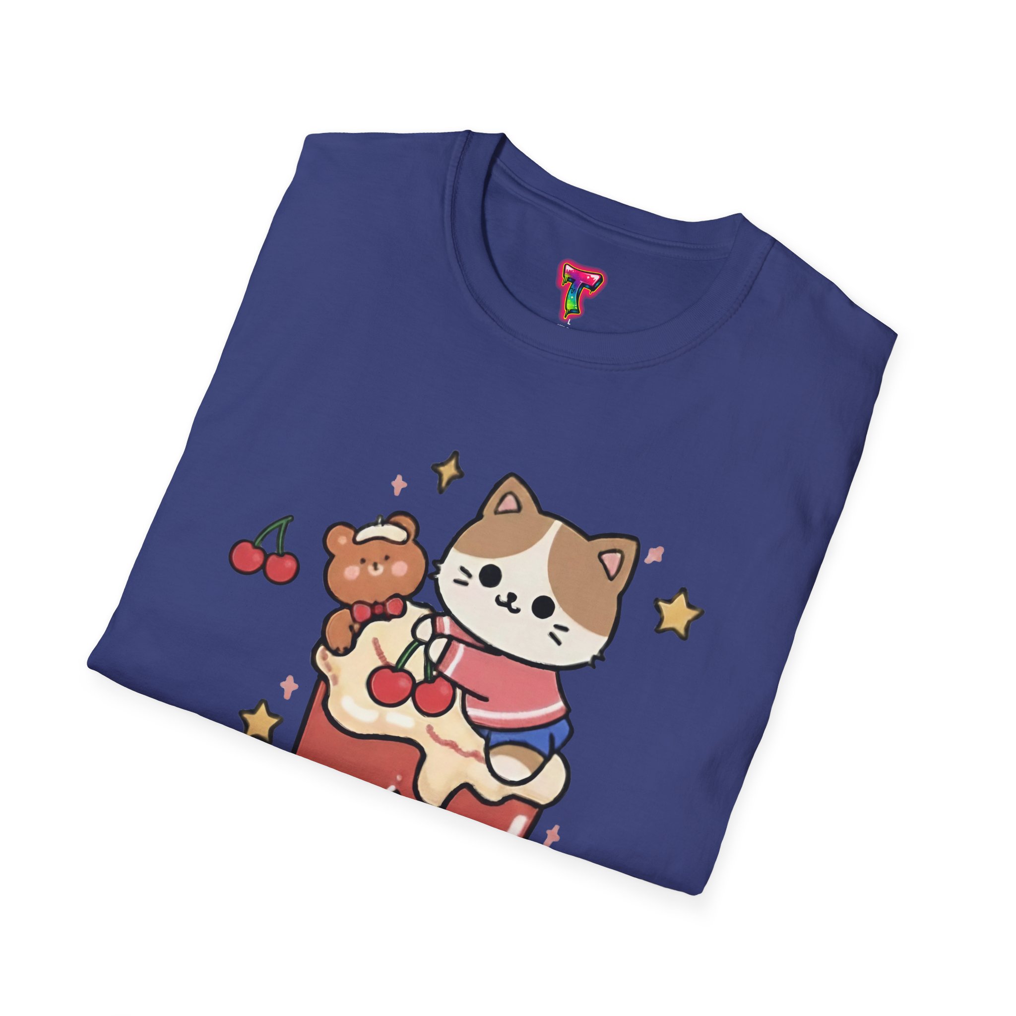Kawaii Cat on Cake T-Shirt - Ảnh 36