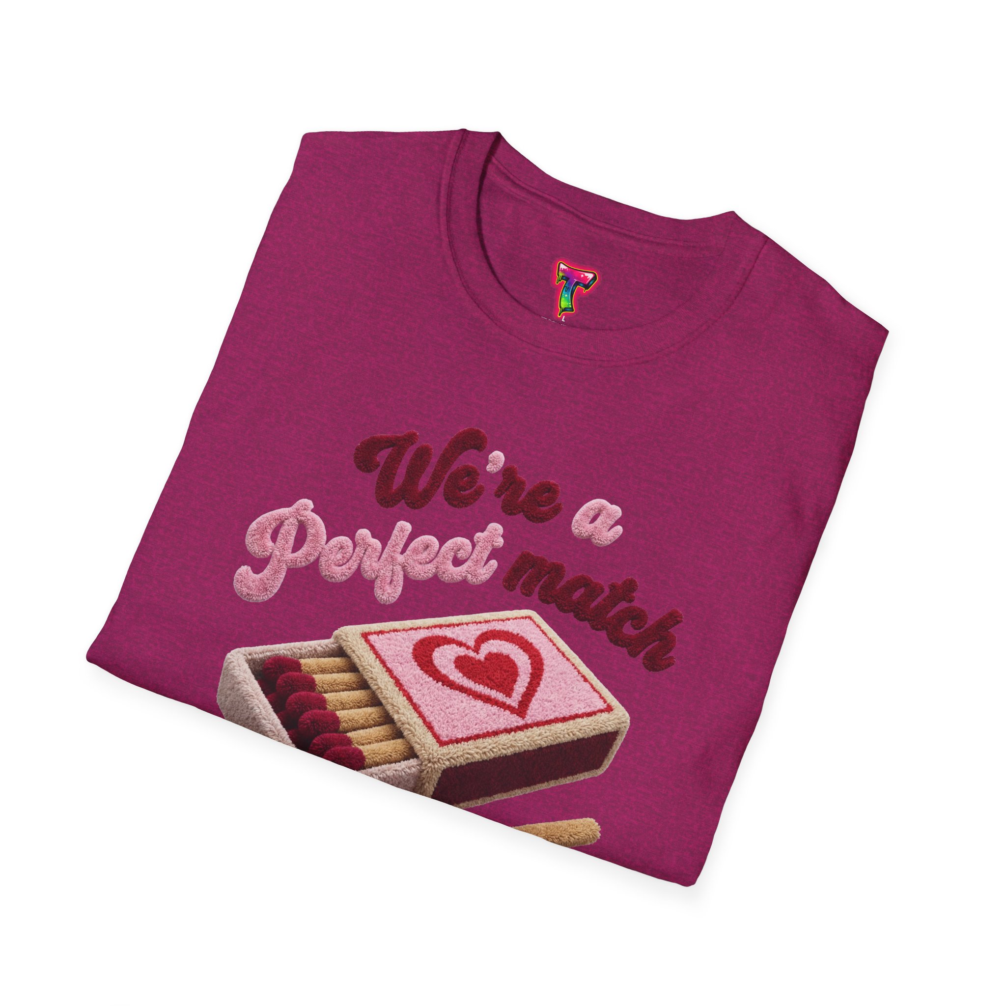 Perfect Match T-Shirt — 'We’re a Perfect Match' Valentine Graphic Tee - Ảnh 28