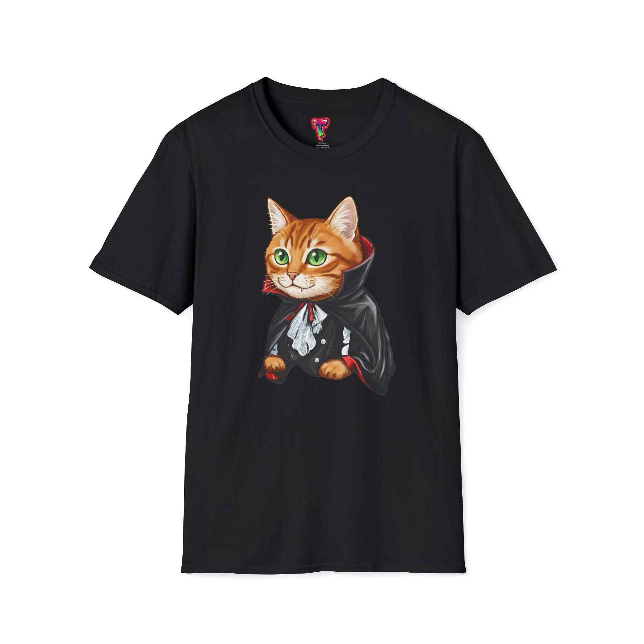 Vampire Cat Graphic T-Shirt