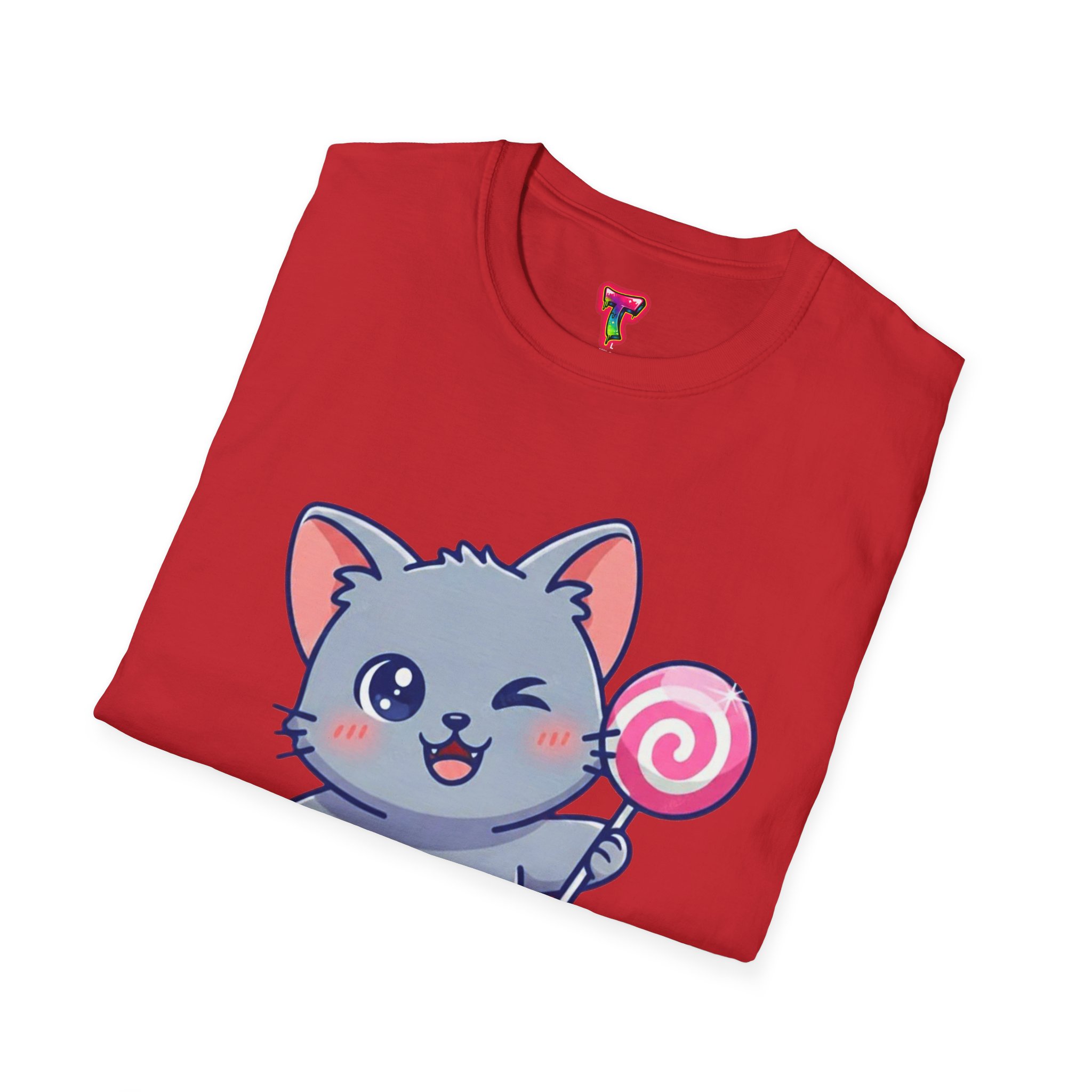 Cute Kawaii Cat T-Shirt - Ảnh 4