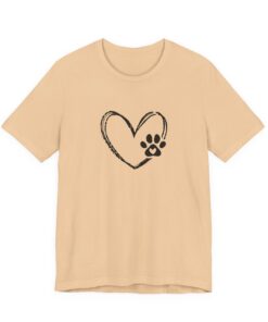 Paw Print Heart Tee
