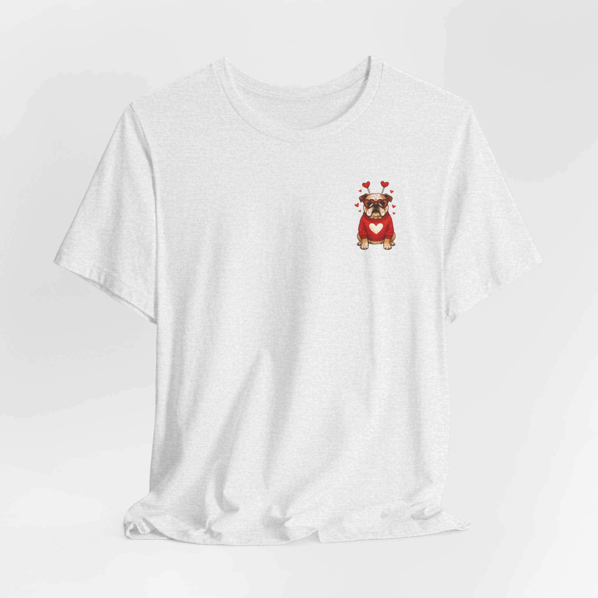 Valentine Puppy Pocket Tee — Cute Dog Heart Graphic T-Shirt - Ảnh 12