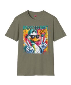 Happy 100 Days Bruh Duck T-Shirt