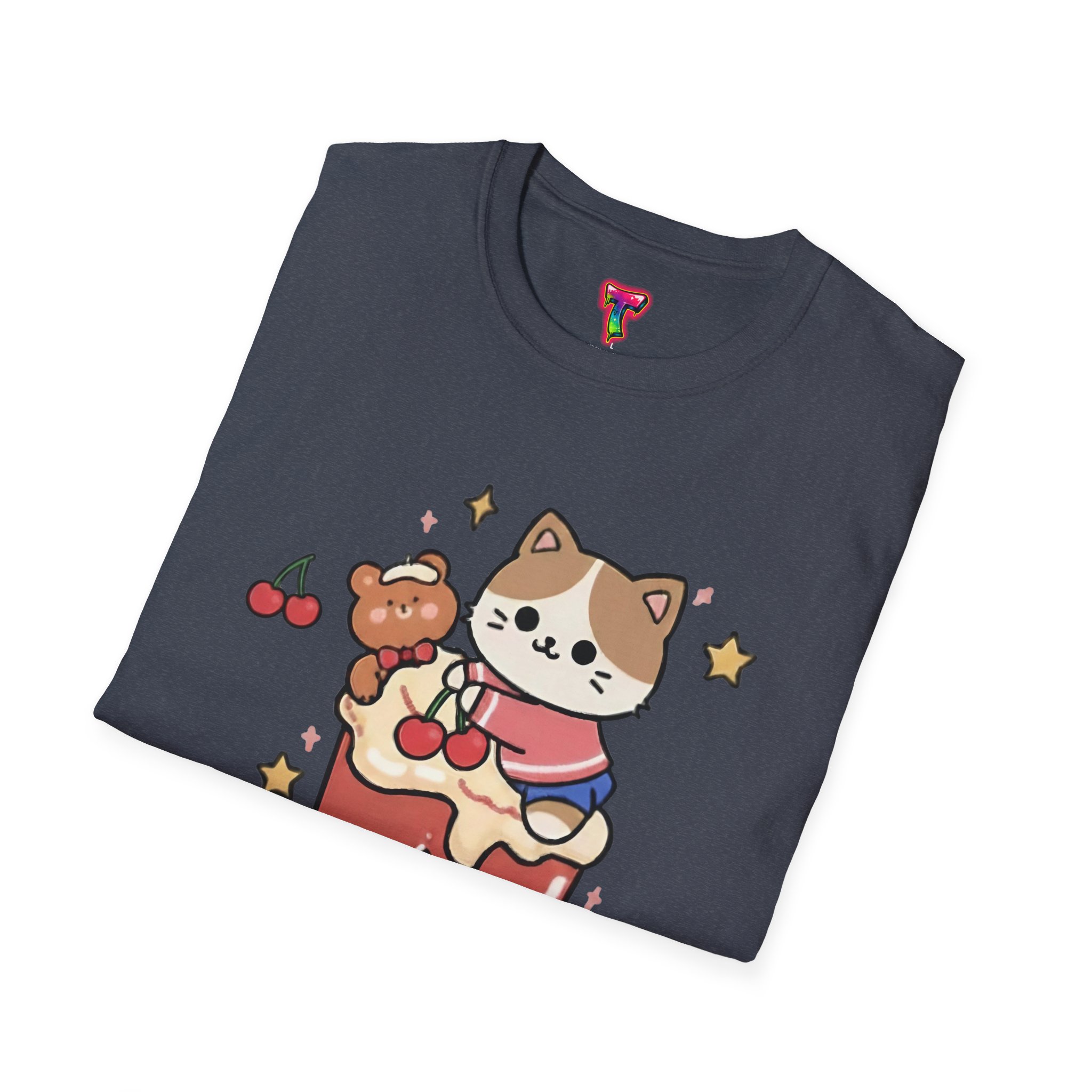 Kawaii Cat on Cake T-Shirt - Ảnh 40