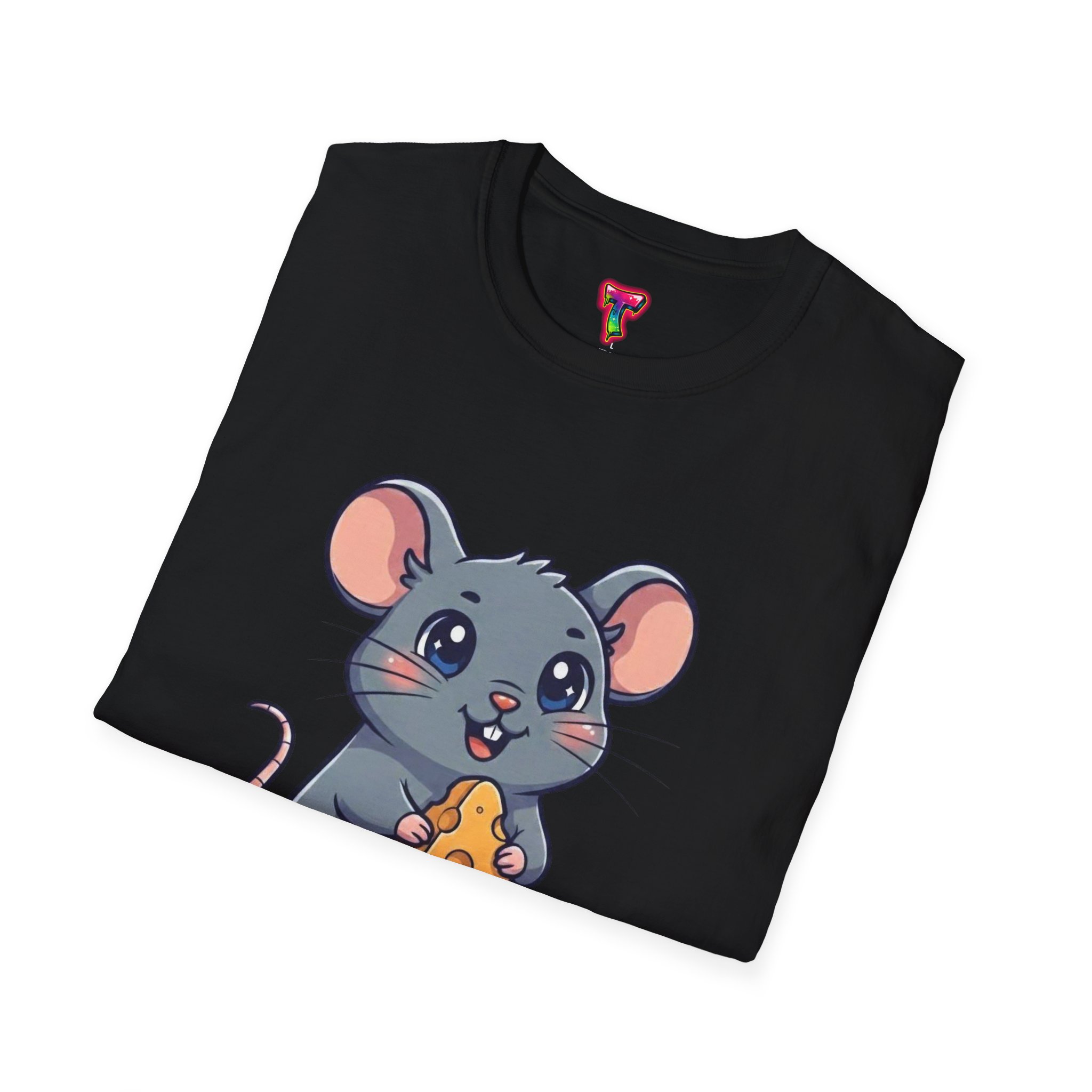 Cute Mouse & Cheese T-Shirt - Ảnh 4