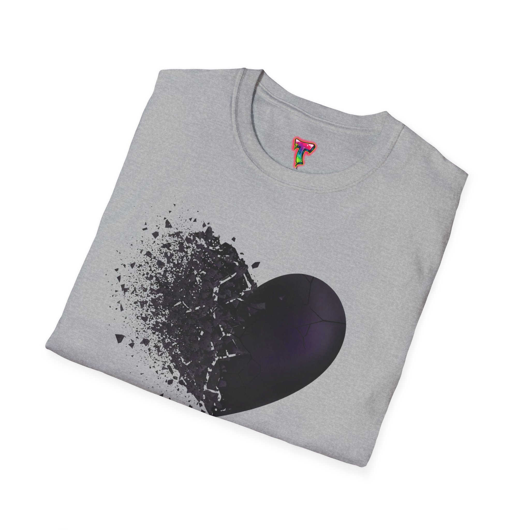 Dark Shattered Heart T-Shirt - Ảnh 16