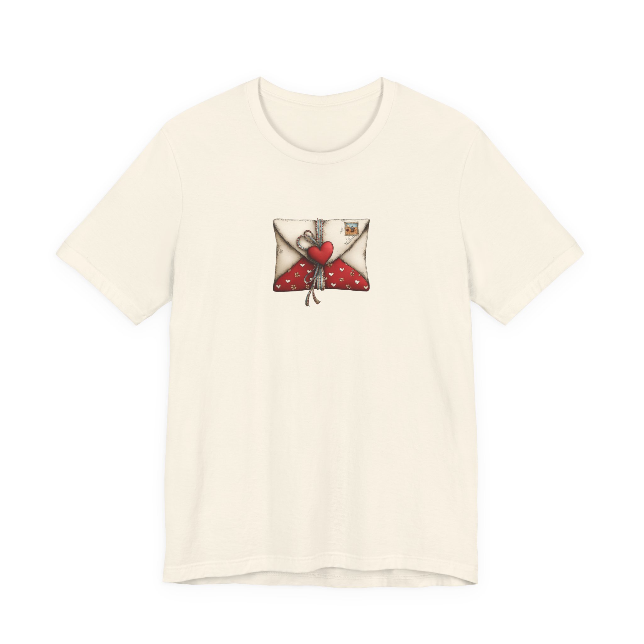 Valentine Love Letter T-Shirt — Cute Heart Envelope Graphic Tee - Ảnh 21