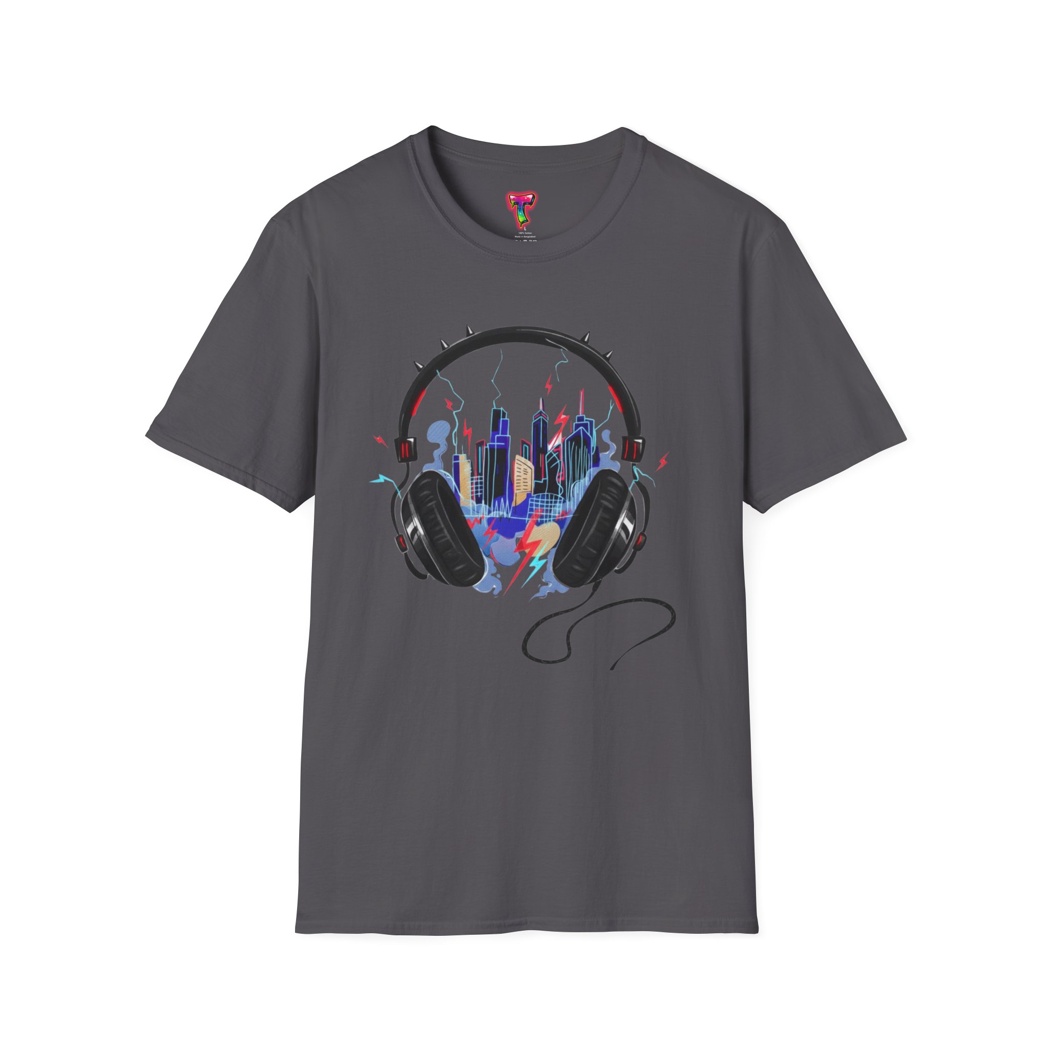 City Headphones T-Shirt - Ảnh 17