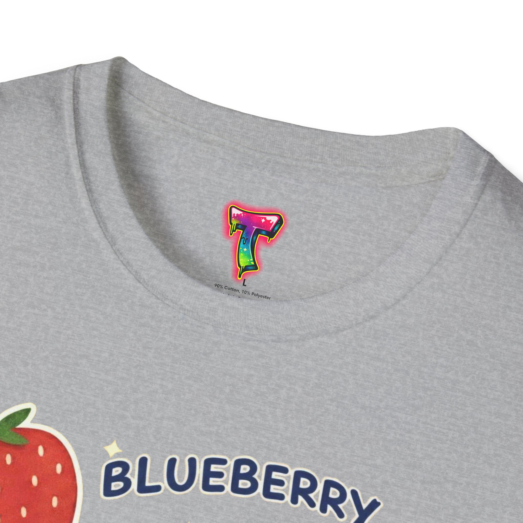 Blueberry Patch Cute Fruit Graphic T-Shirt - Ảnh 19