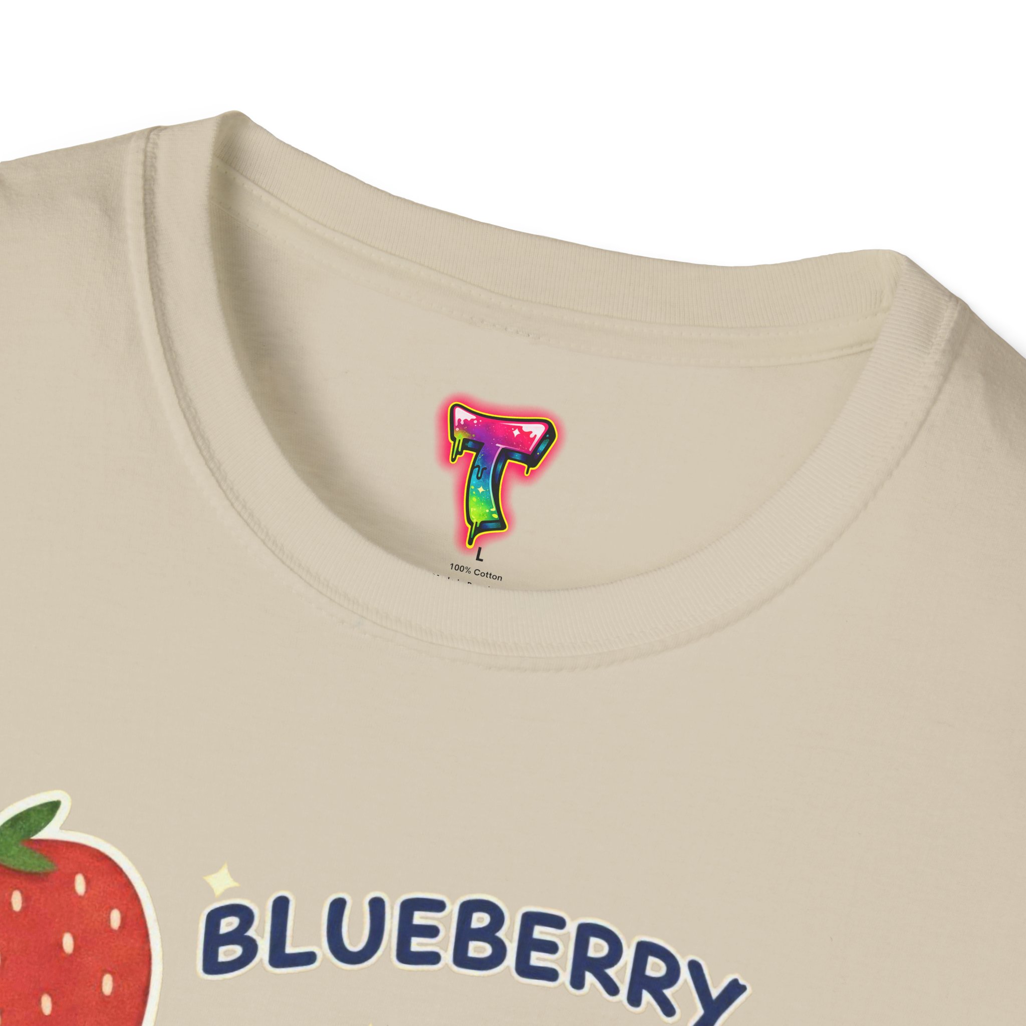 Blueberry Patch Cute Fruit Graphic T-Shirt - Ảnh 15